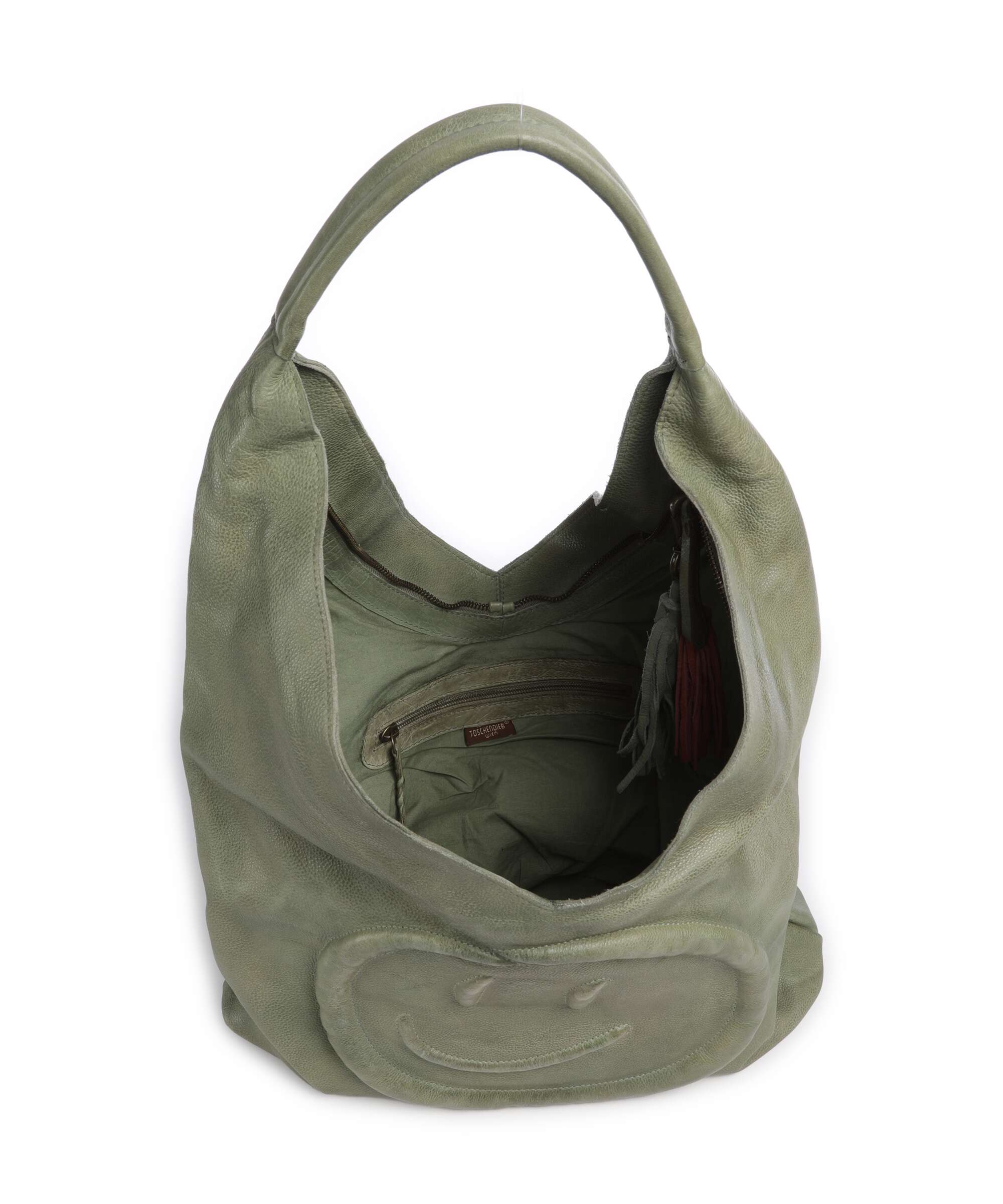 Taschendieb Wien Lachnerstrasse 5 Torba na zakupy green leaf - Image 6