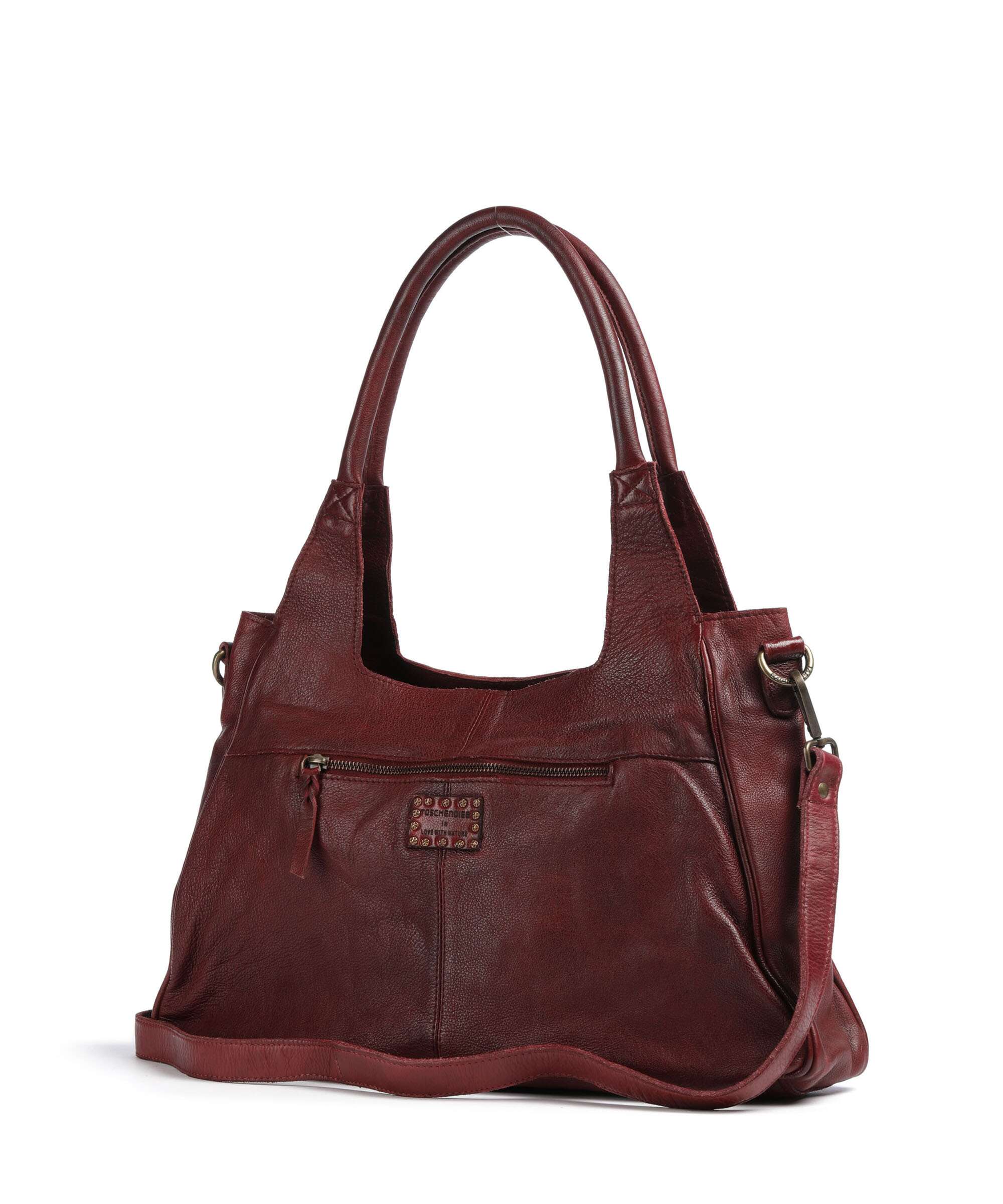 Taschendieb Wien Sternbergstrasse 2 Torba na zakupy red burgundy - Image 2