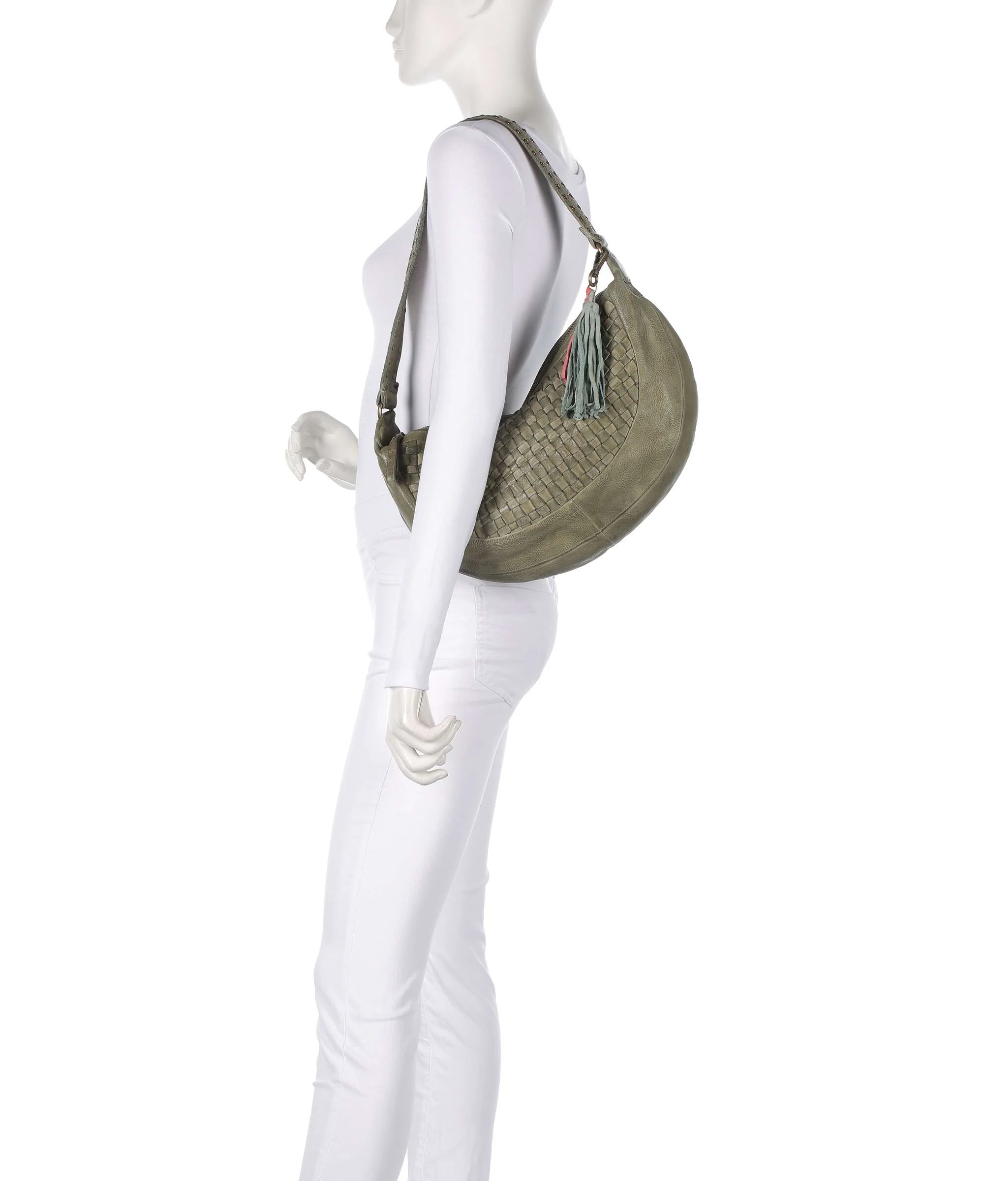 Taschendieb Wien Venusweg 8 Torebka worek green leaf - Image 3