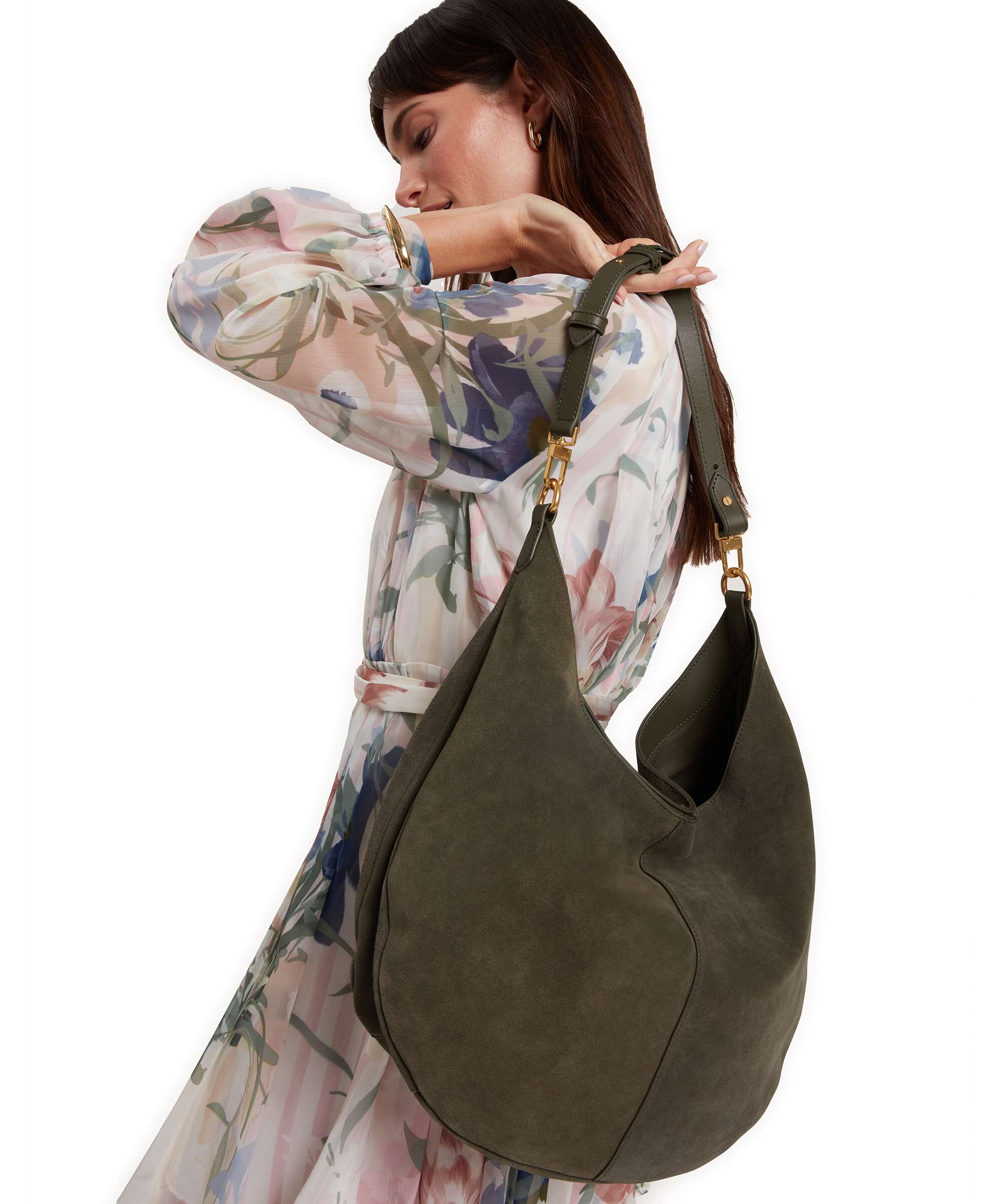 Ted Baker Amylisa Torebka worek dark green - Image 3