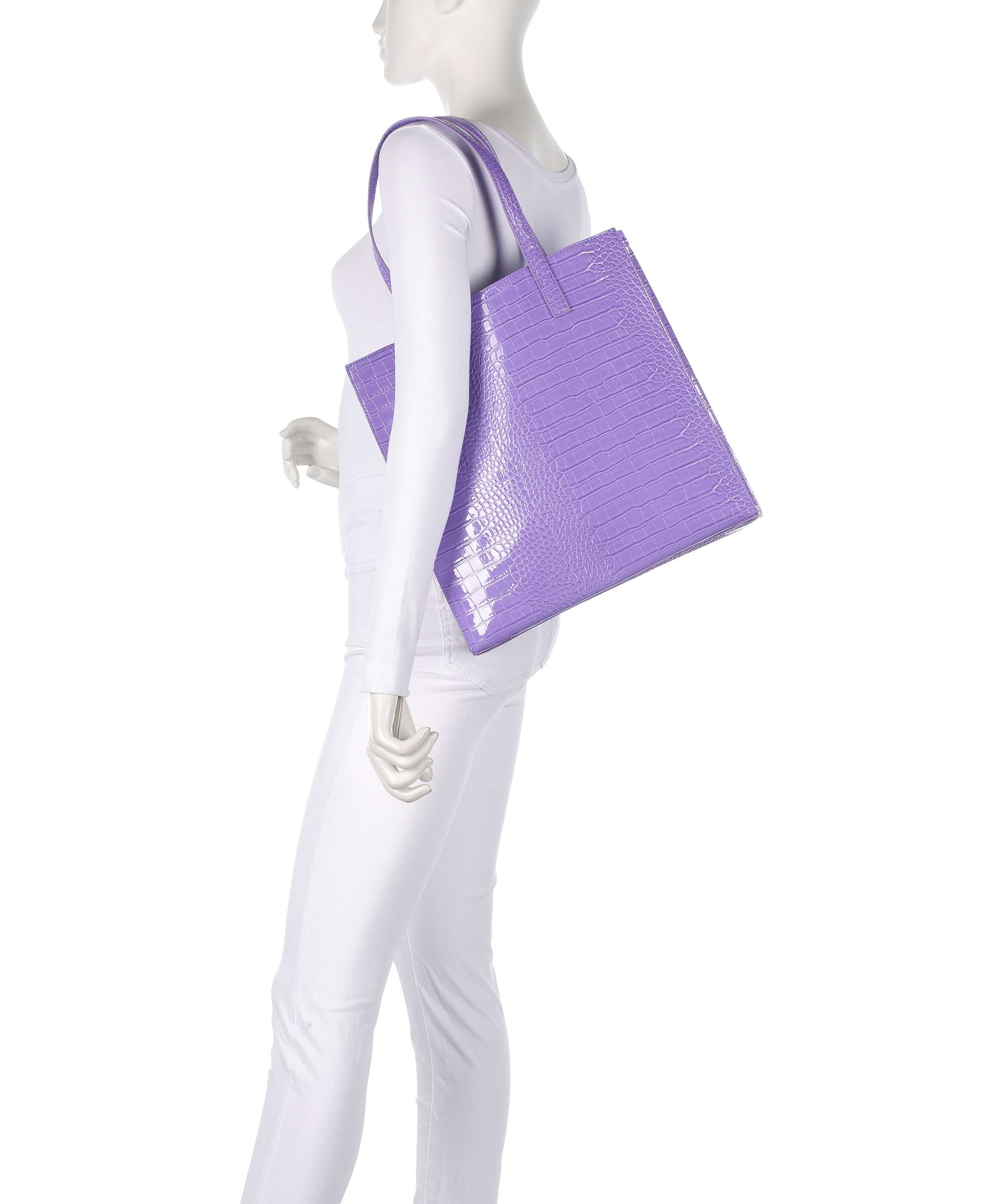 Ted Baker Croccon Torba na zakupy bright purple - Image 3
