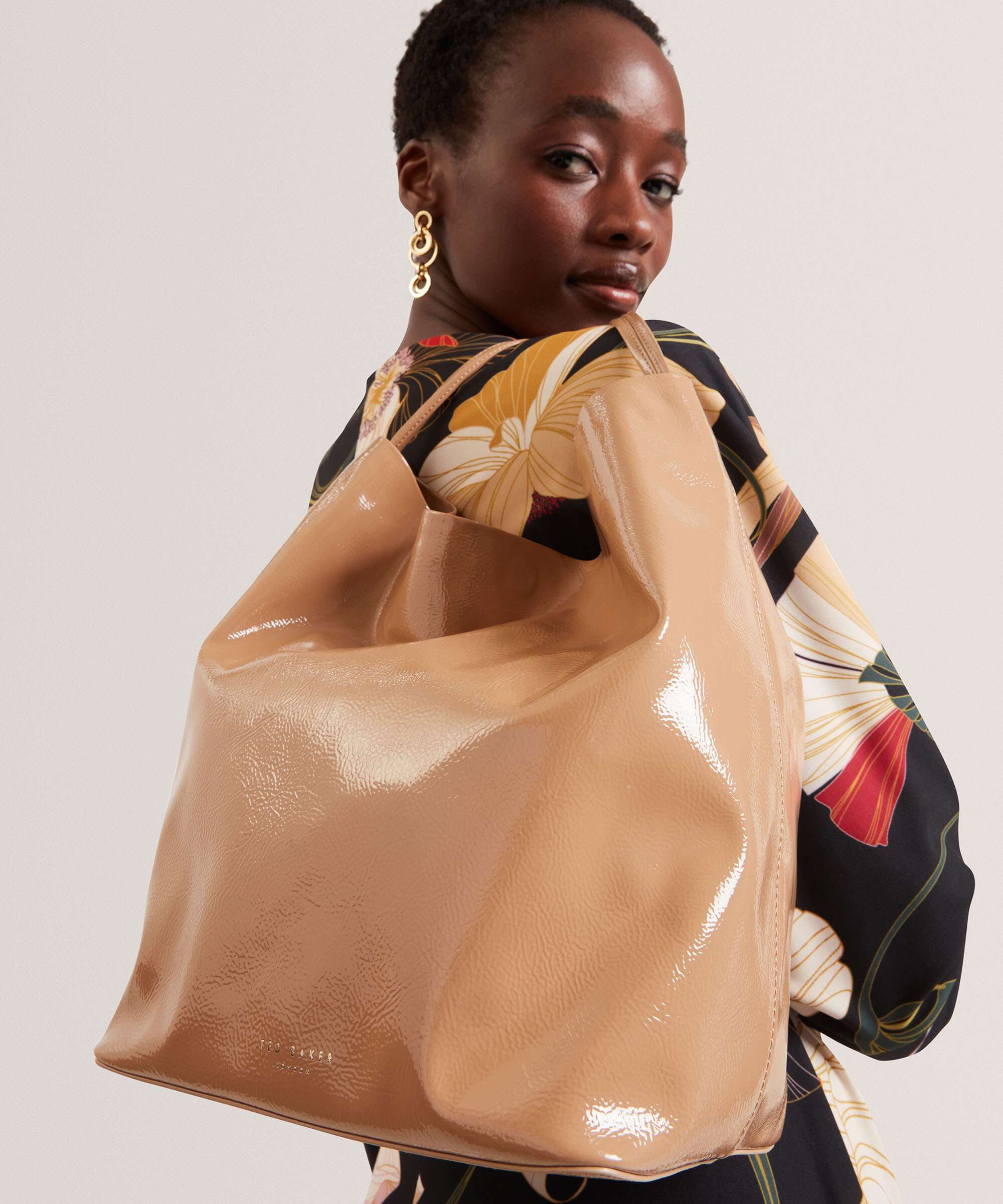 Ted Baker Kamilaa Torebka worek camel - Image 3