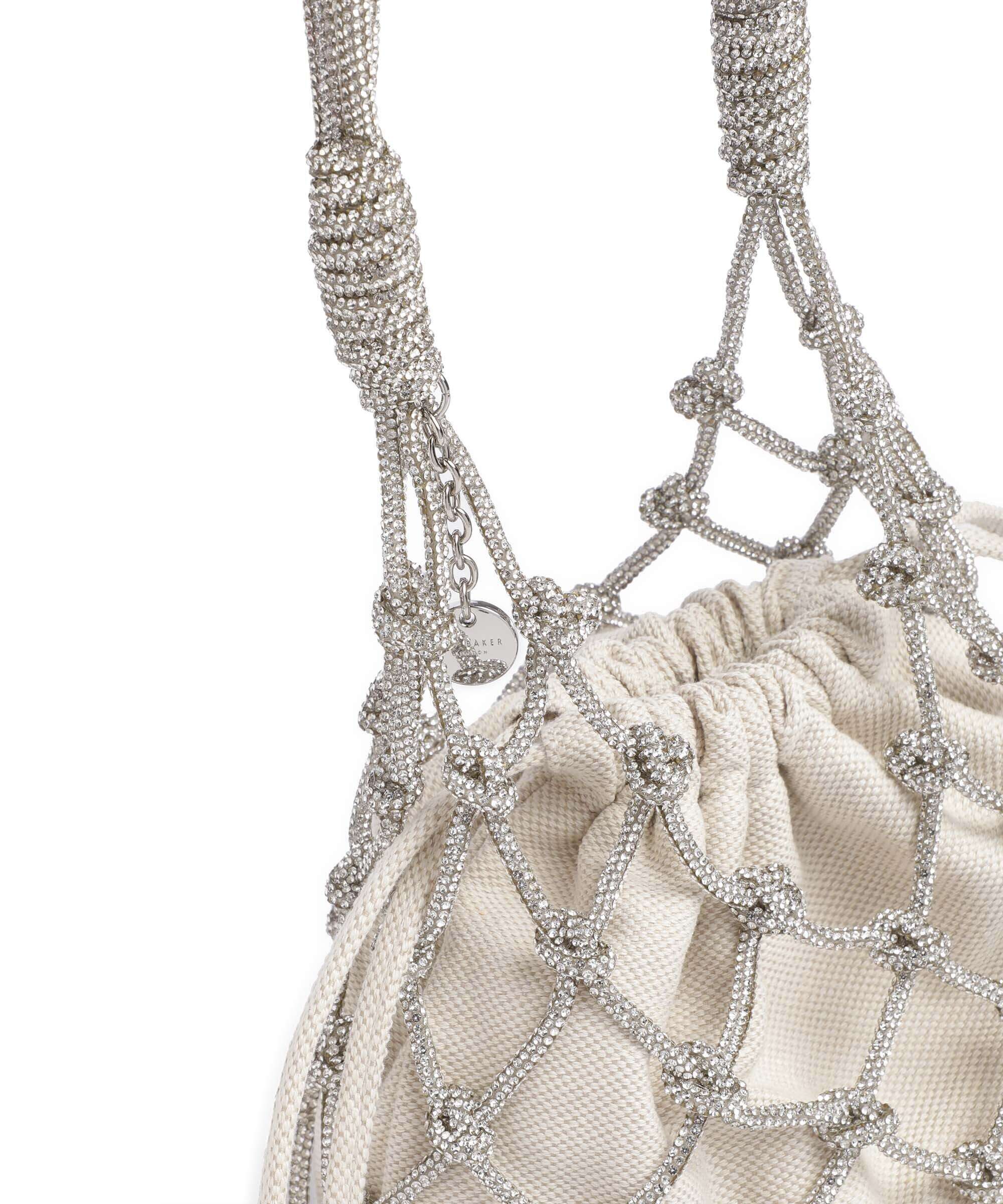 Ted Baker Kylisa Torebka worek silver - Image 4
