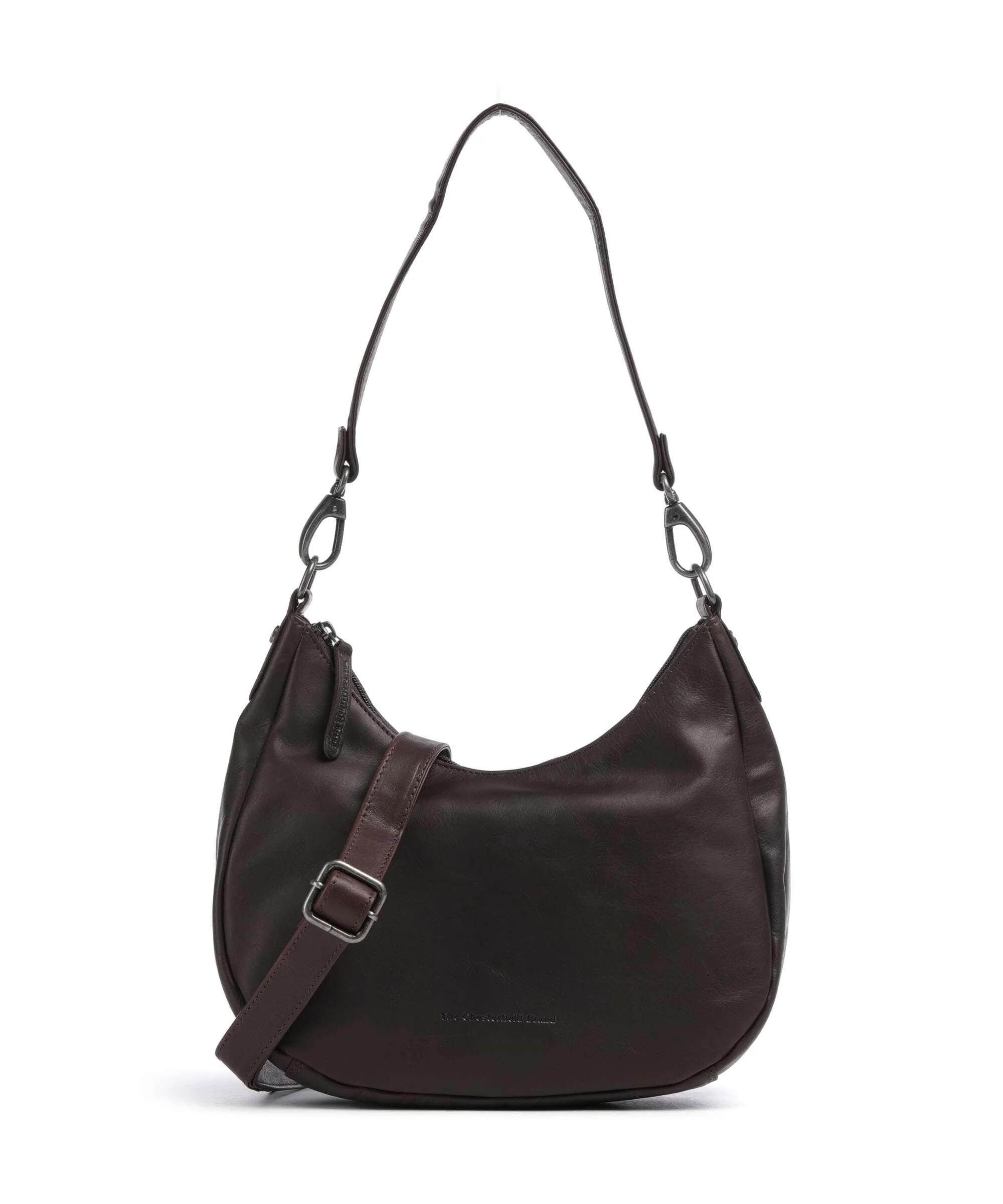 The Chesterfield Brand Cow Wax Pull Up Alexandria Torba na ramię brown