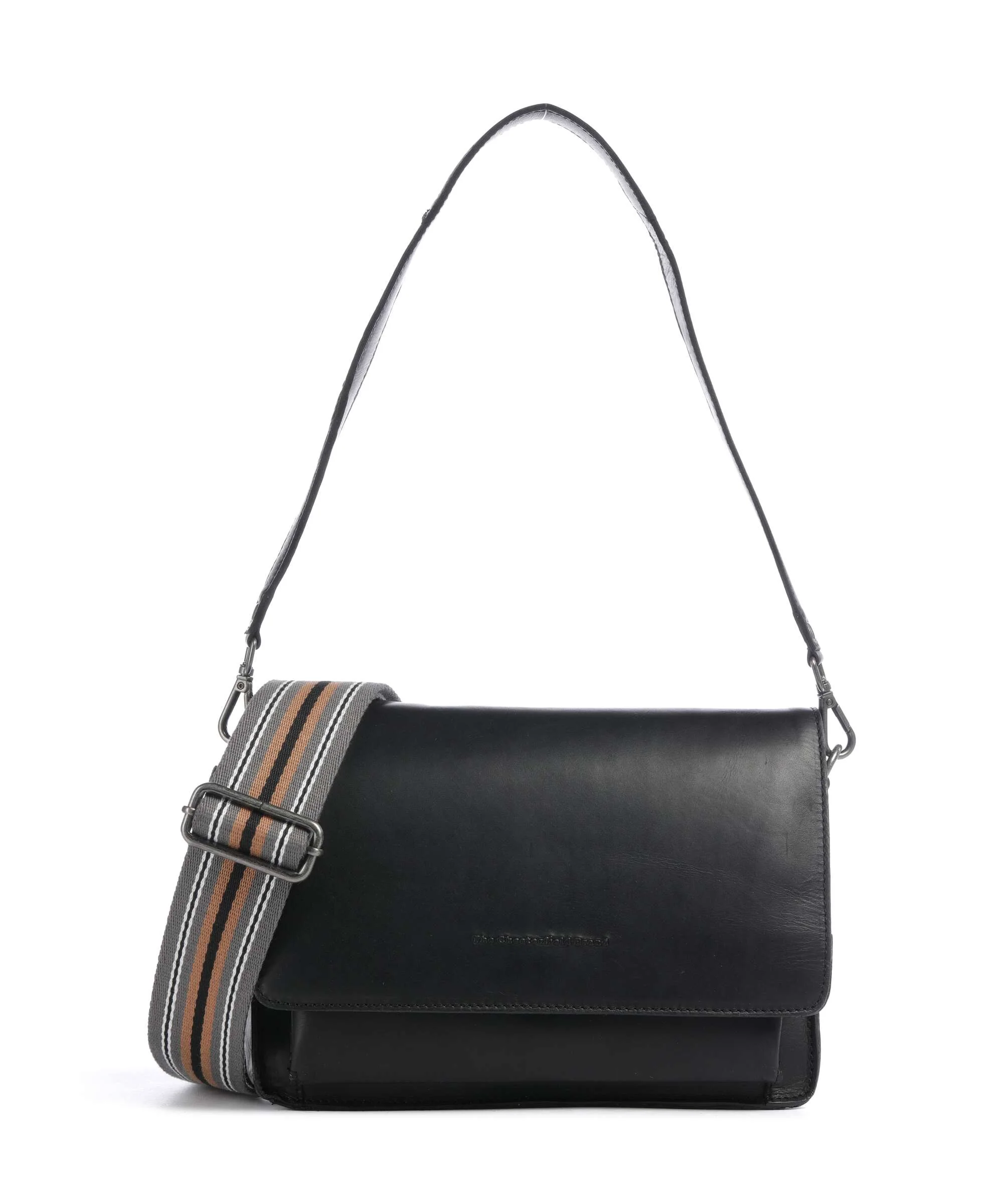 The Chesterfield Brand Cow Wax Pull Up Aviles Torba na ramię black
