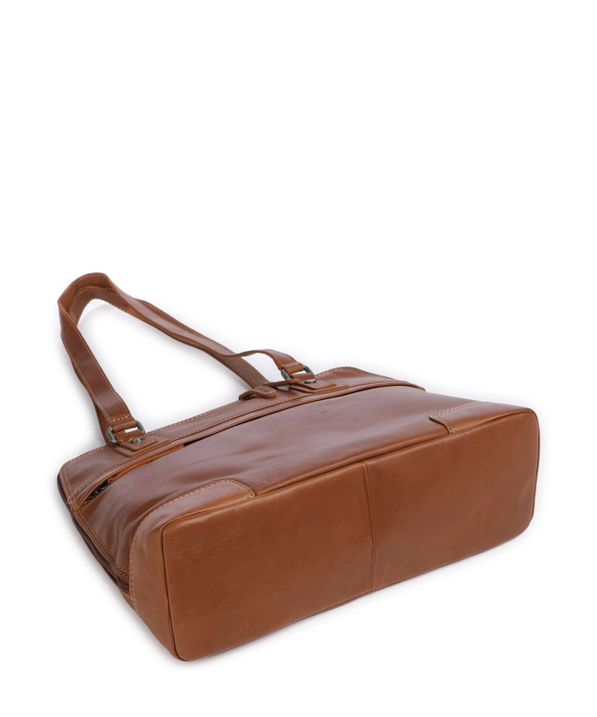 The Chesterfield Brand Cow Wax Pull Up Belgrado Torba na ramię cognac - Image 5