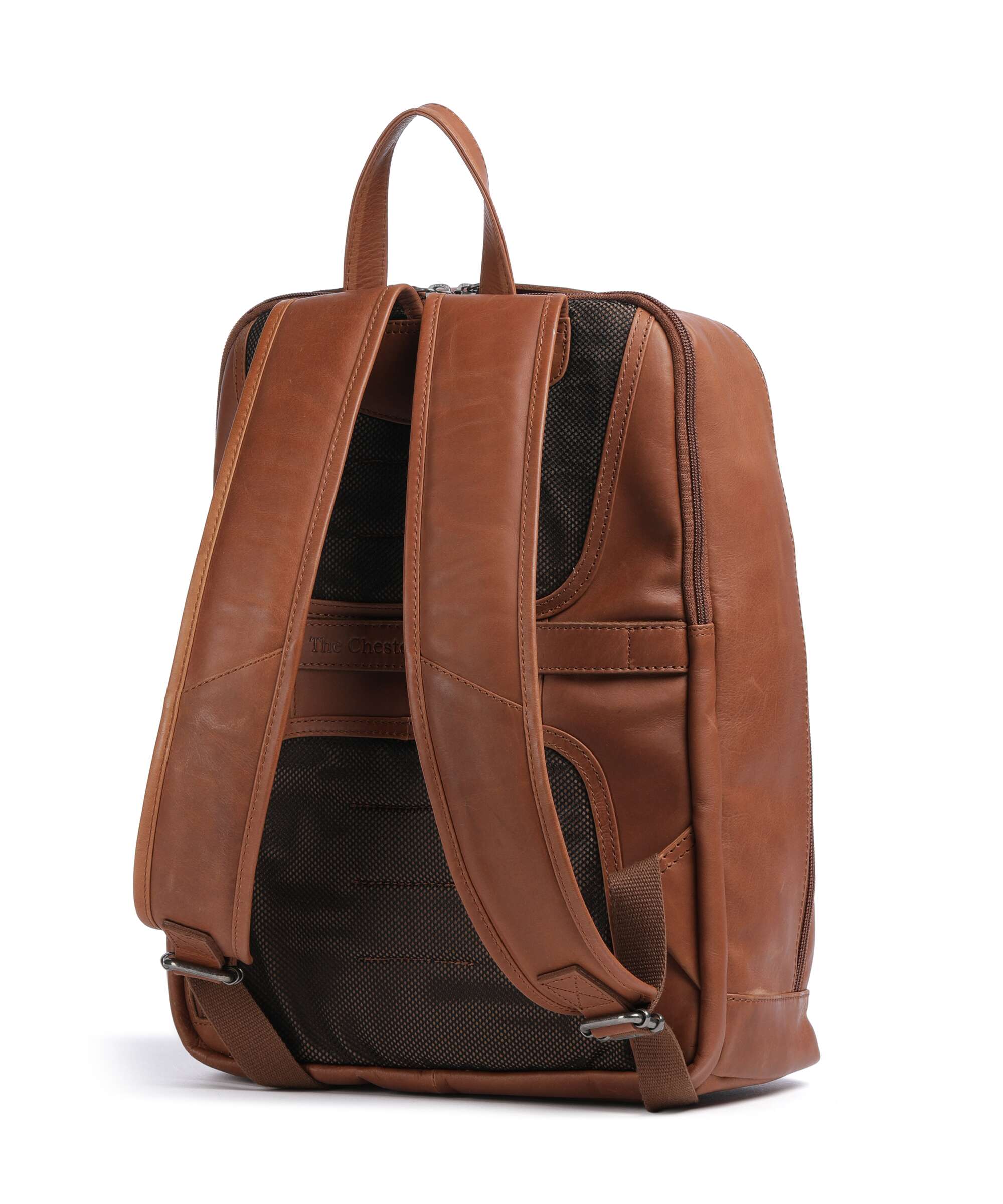 The Chesterfield Brand Cow Wax Pull Up Detroit Plecak cognac - Image 2