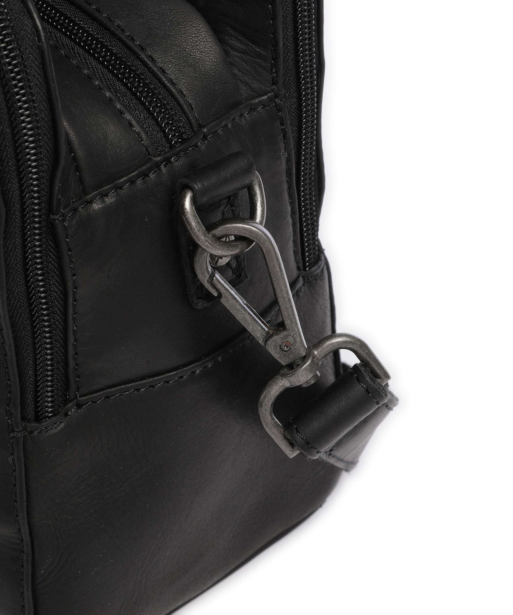 The Chesterfield Brand Cow Wax Pull Up Ezra Torebka black - Image 4