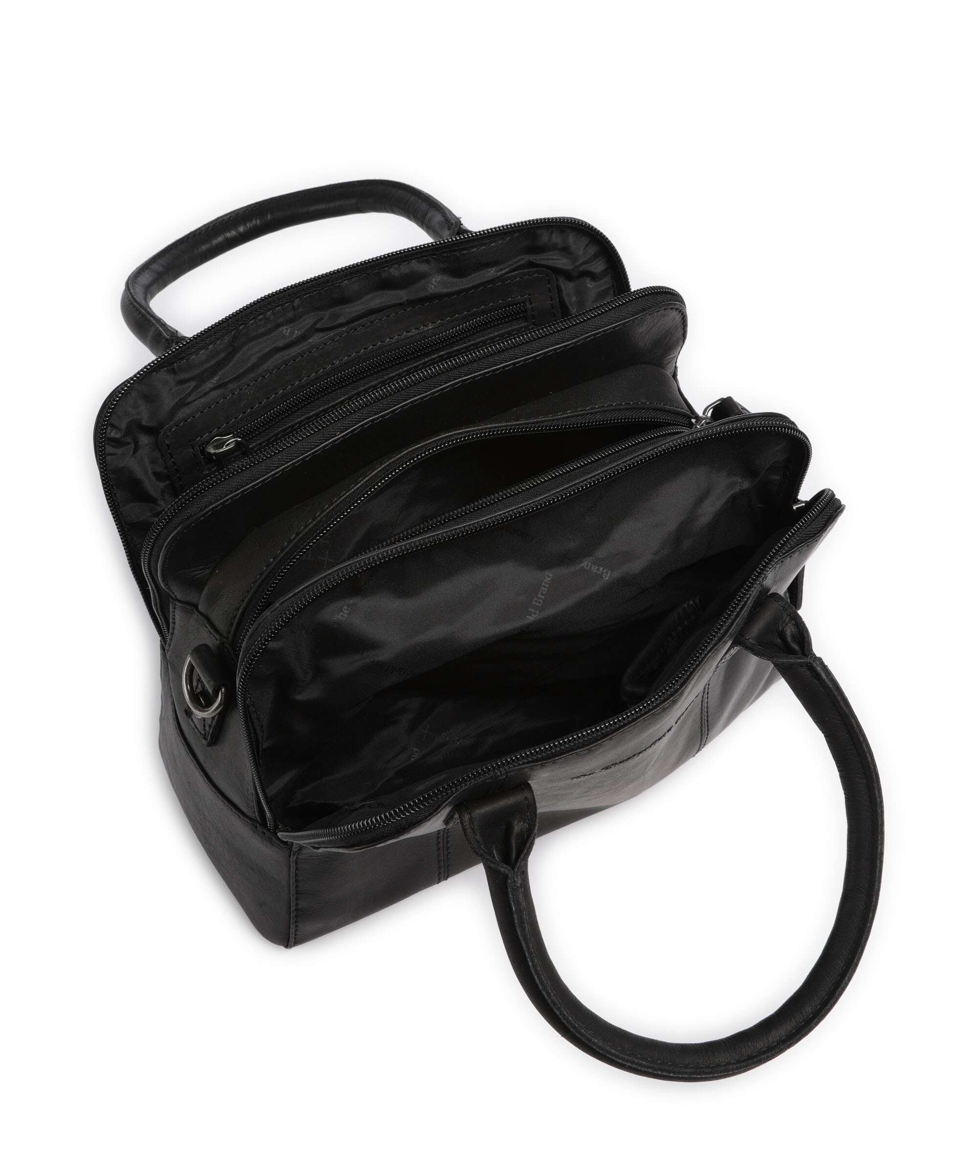 The Chesterfield Brand Cow Wax Pull Up Ezra Torebka black - Image 6