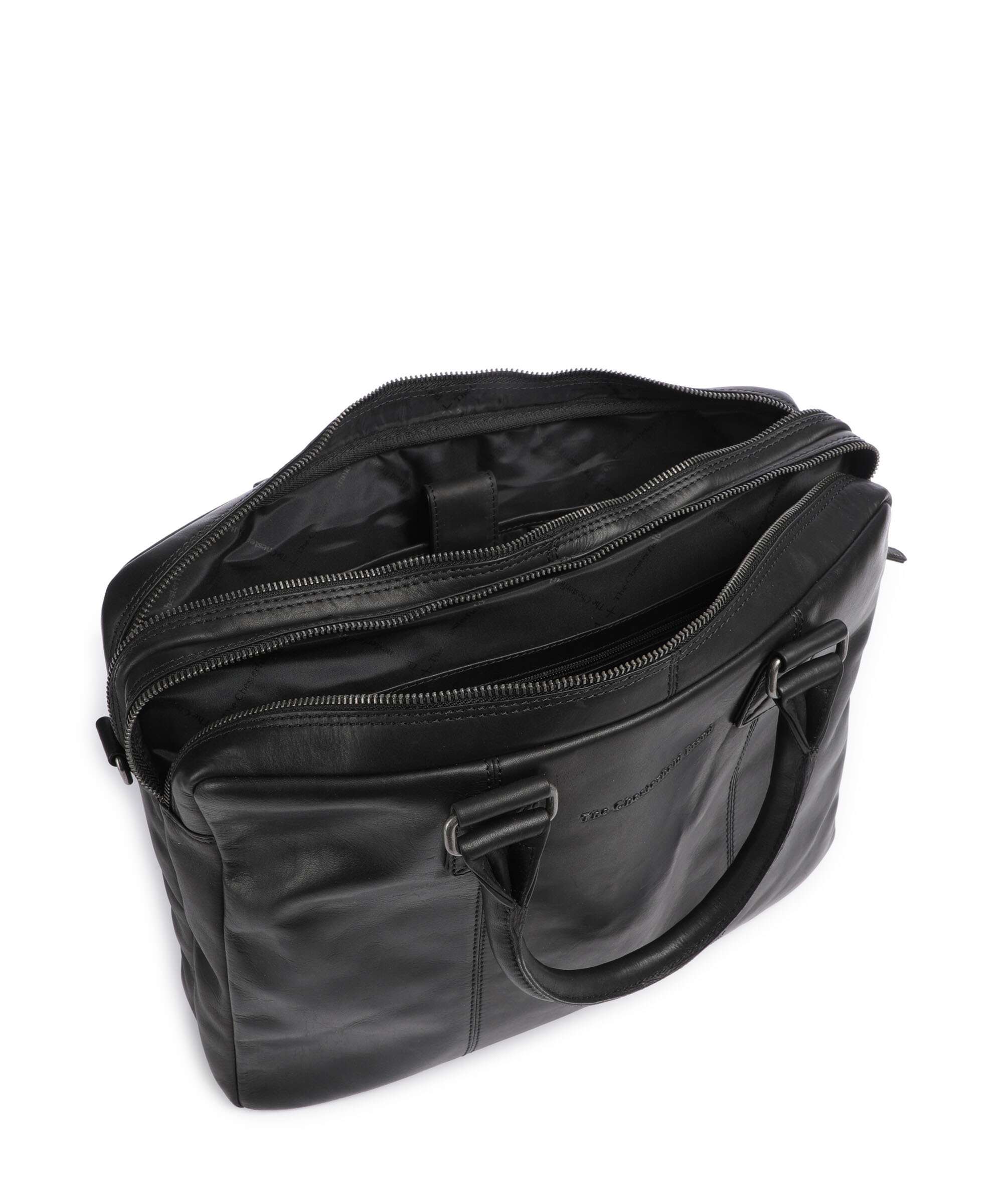 The Chesterfield Brand Cow Wax Pull Up Fabian Aktówka black - Image 6