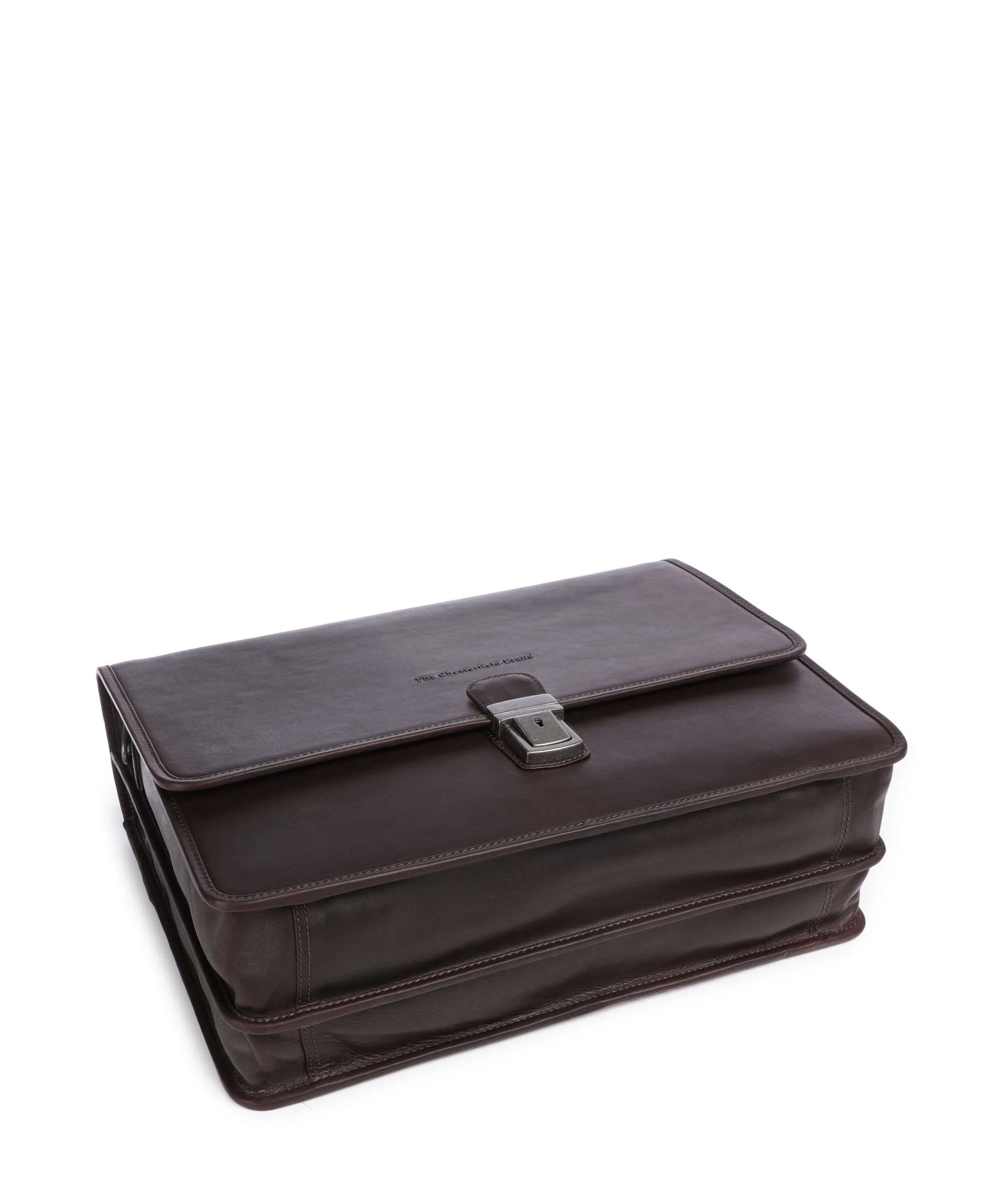 The Chesterfield Brand Cow Wax Pull Up Glenwood Aktówka brown - Image 5