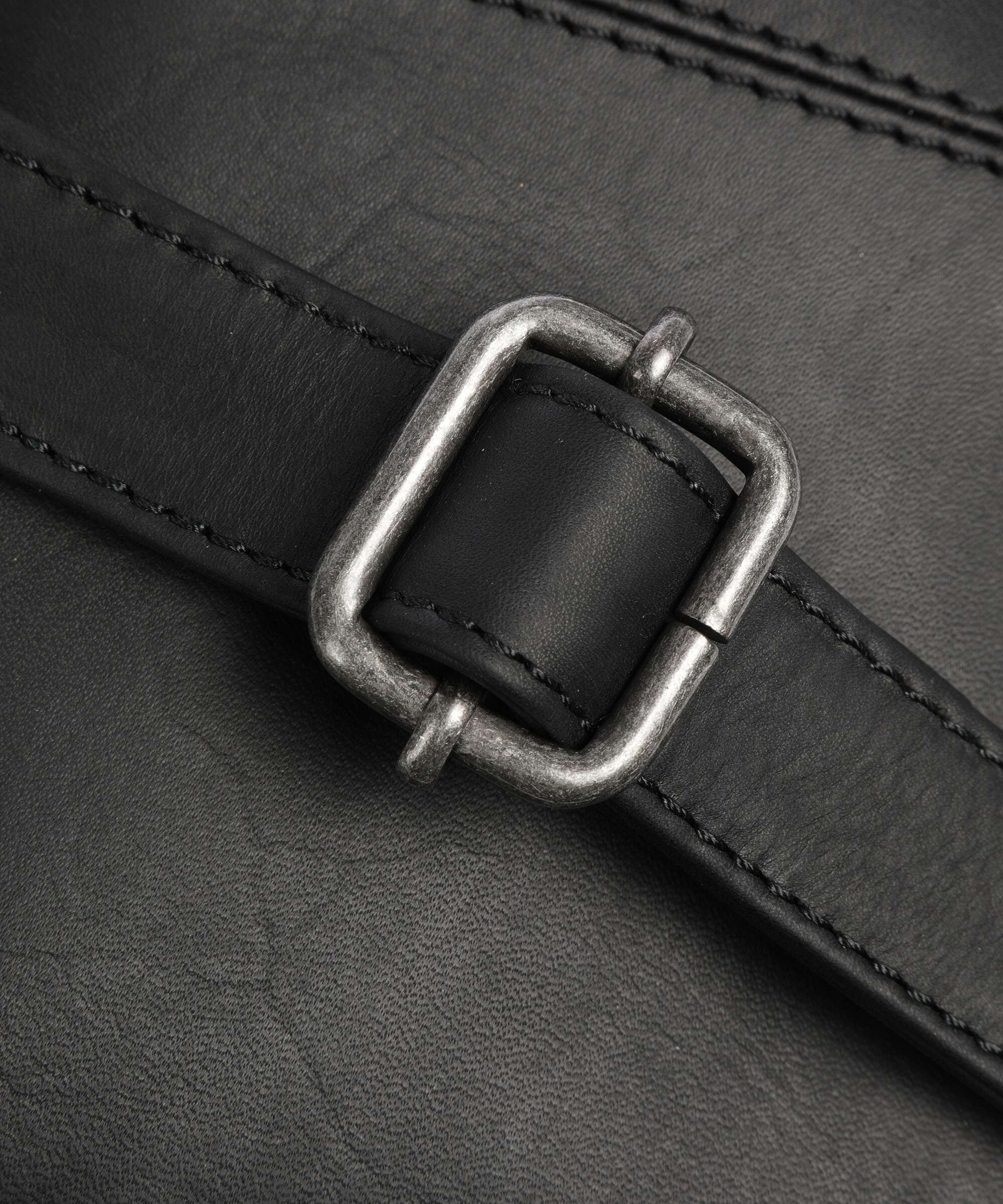 The Chesterfield Brand Cow Wax Pull Up Henderson Torba przez ramię black - Image 4