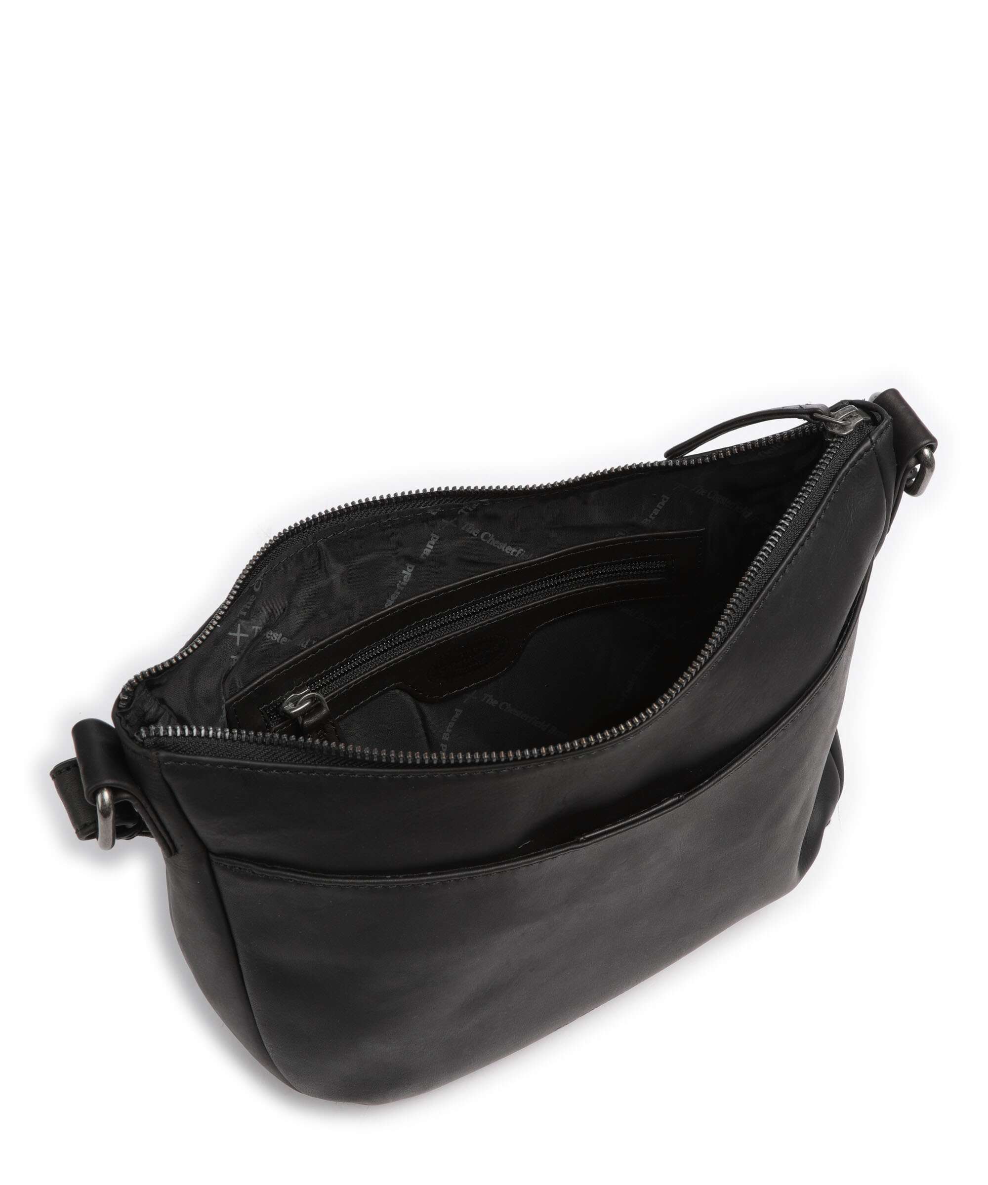 The Chesterfield Brand Cow Wax Pull Up Henderson Torba przez ramię black - Image 6