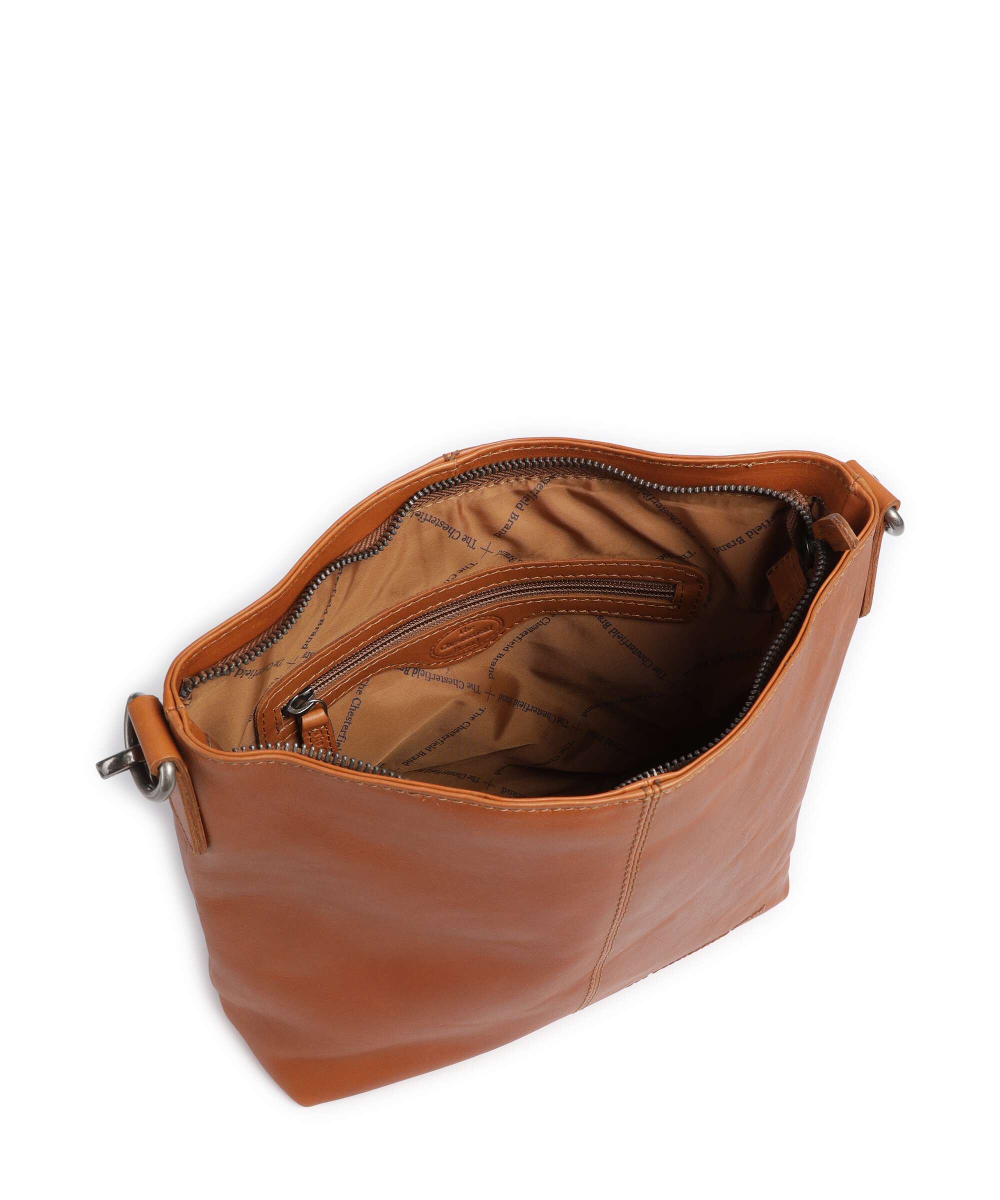 The Chesterfield Brand Cow Wax Pull Up Jen Torebka worek cognac - Image 6