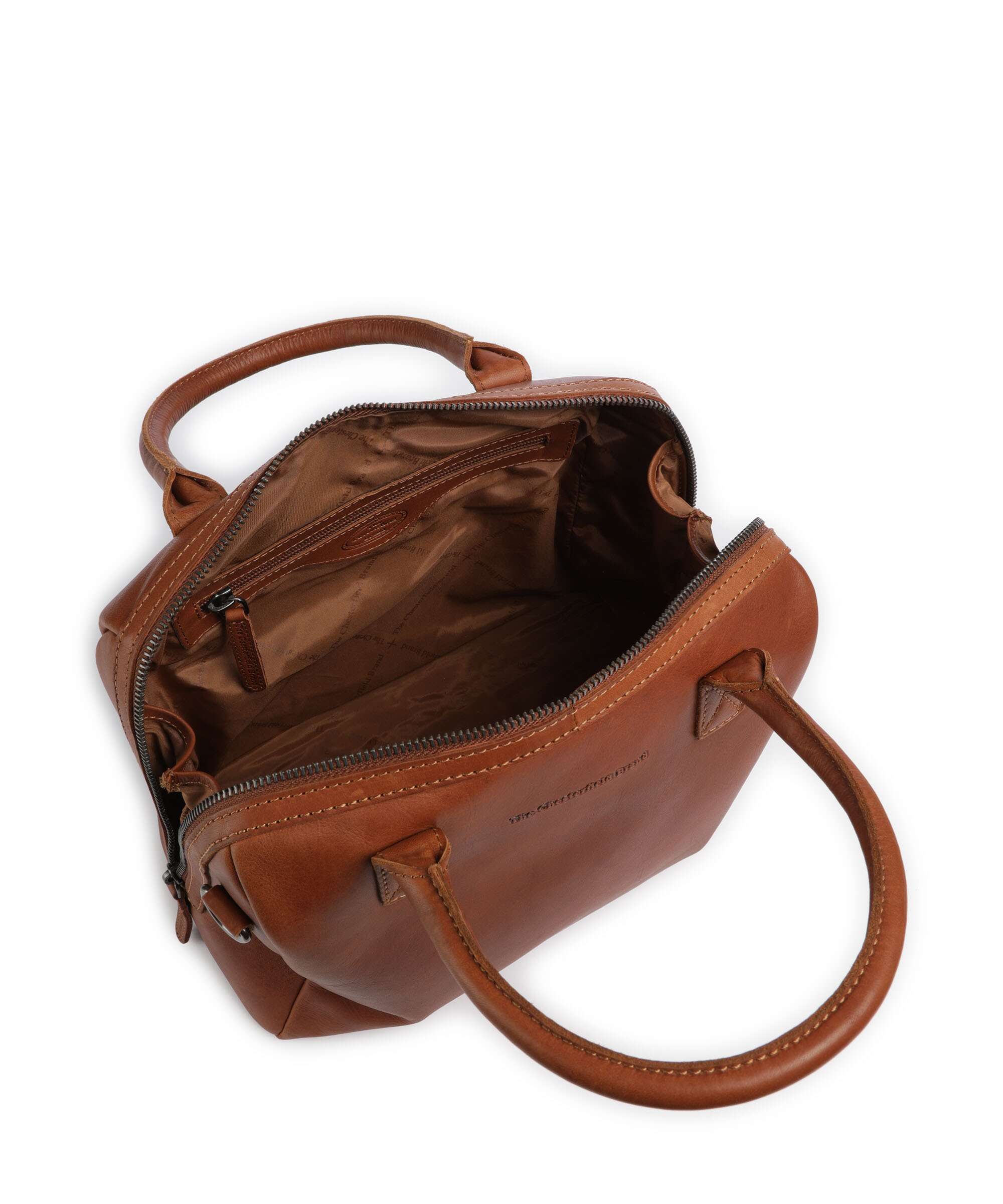 The Chesterfield Brand Cow Wax Pull Up Langton Torebka cognac - Image 6