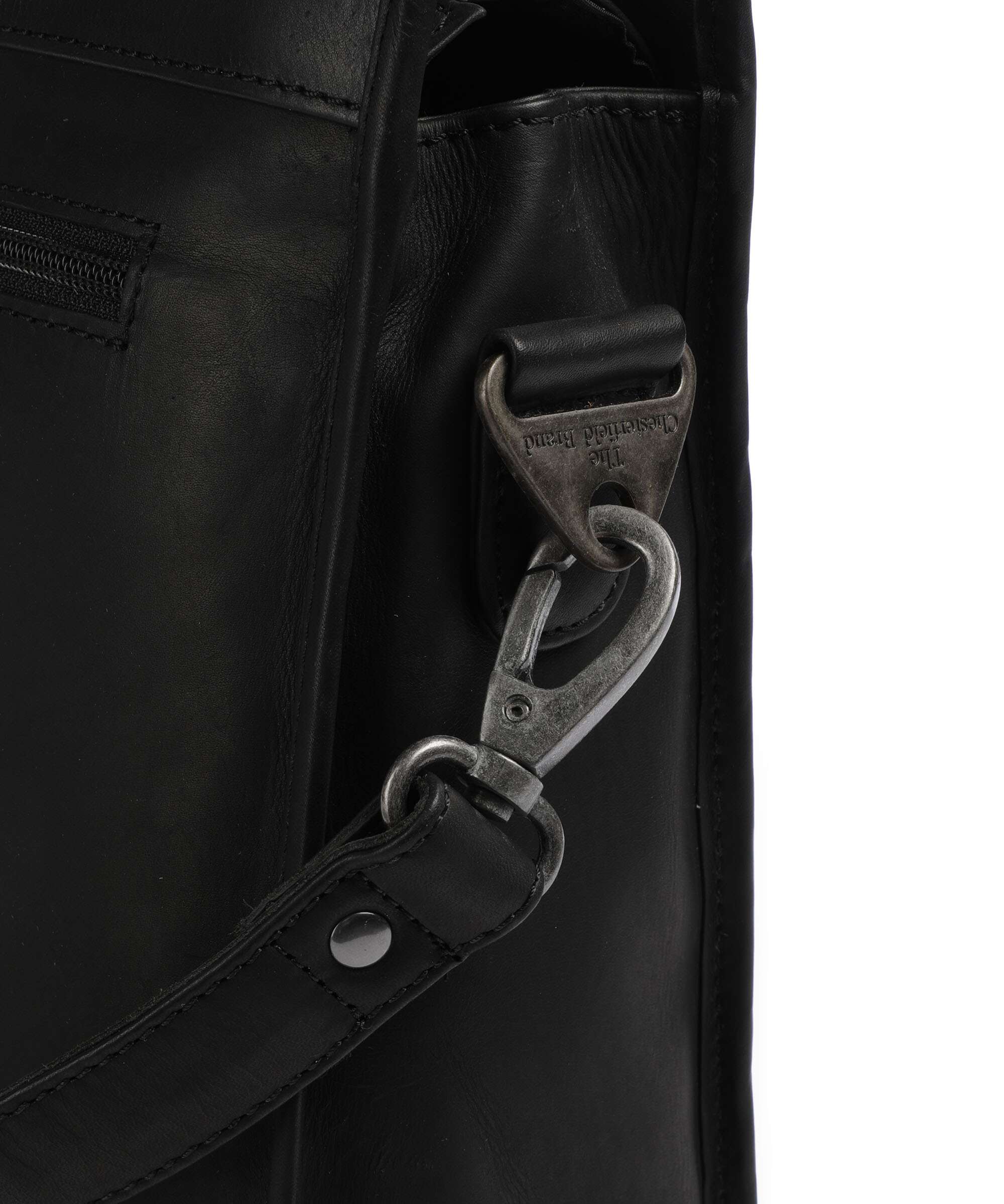The Chesterfield Brand Cow Wax Pull Up Manly Torba na zakupy black - Image 4