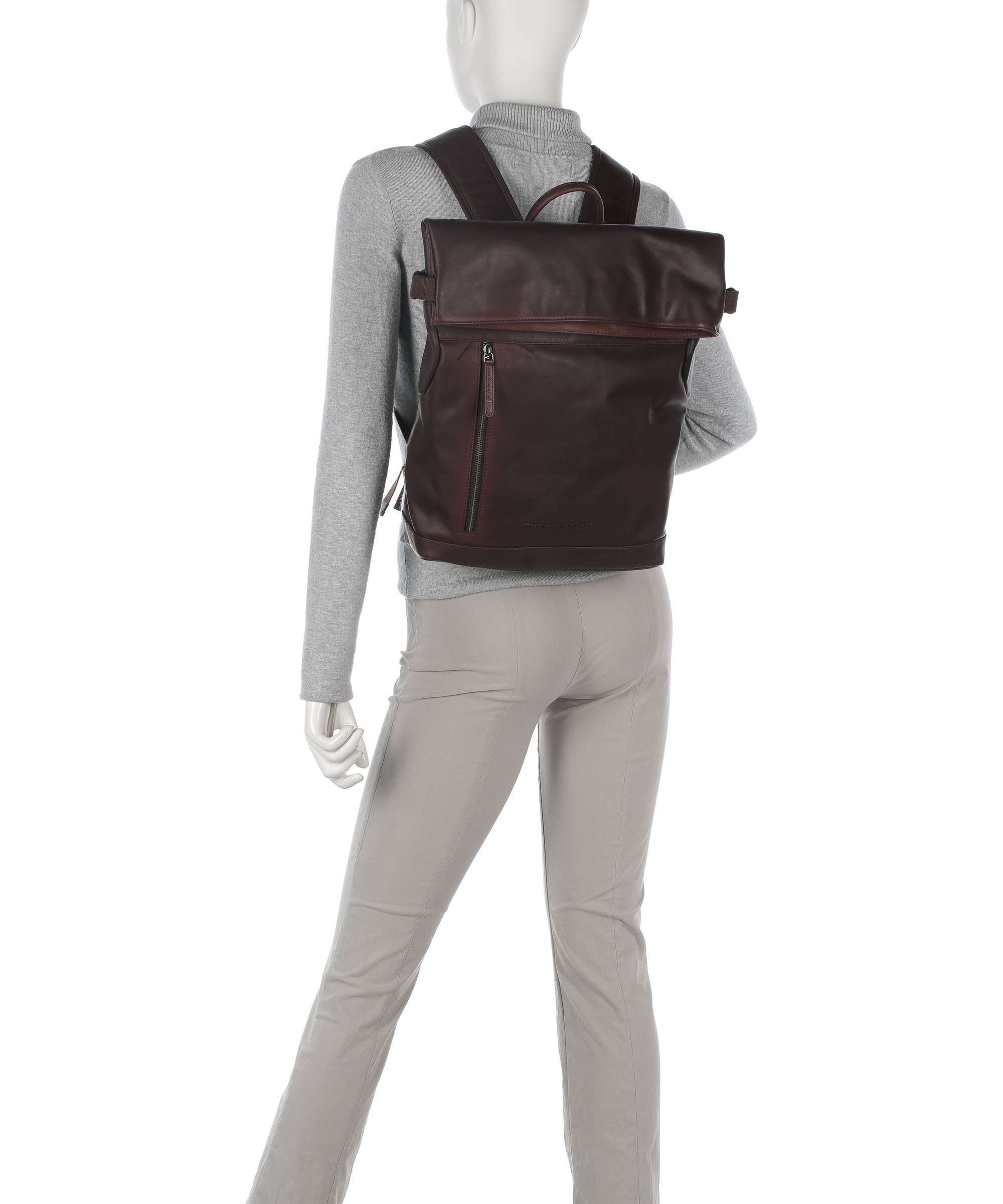 The Chesterfield Brand Cow Wax Pull Up Mazara Plecak brown - Image 3