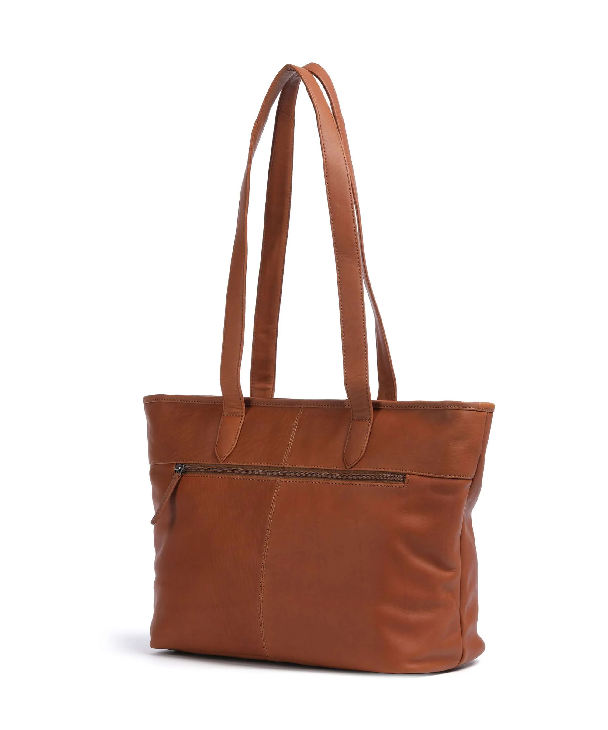 The Chesterfield Brand Cow Wax Pull Up Monza Torba na zakupy cognac - Image 2