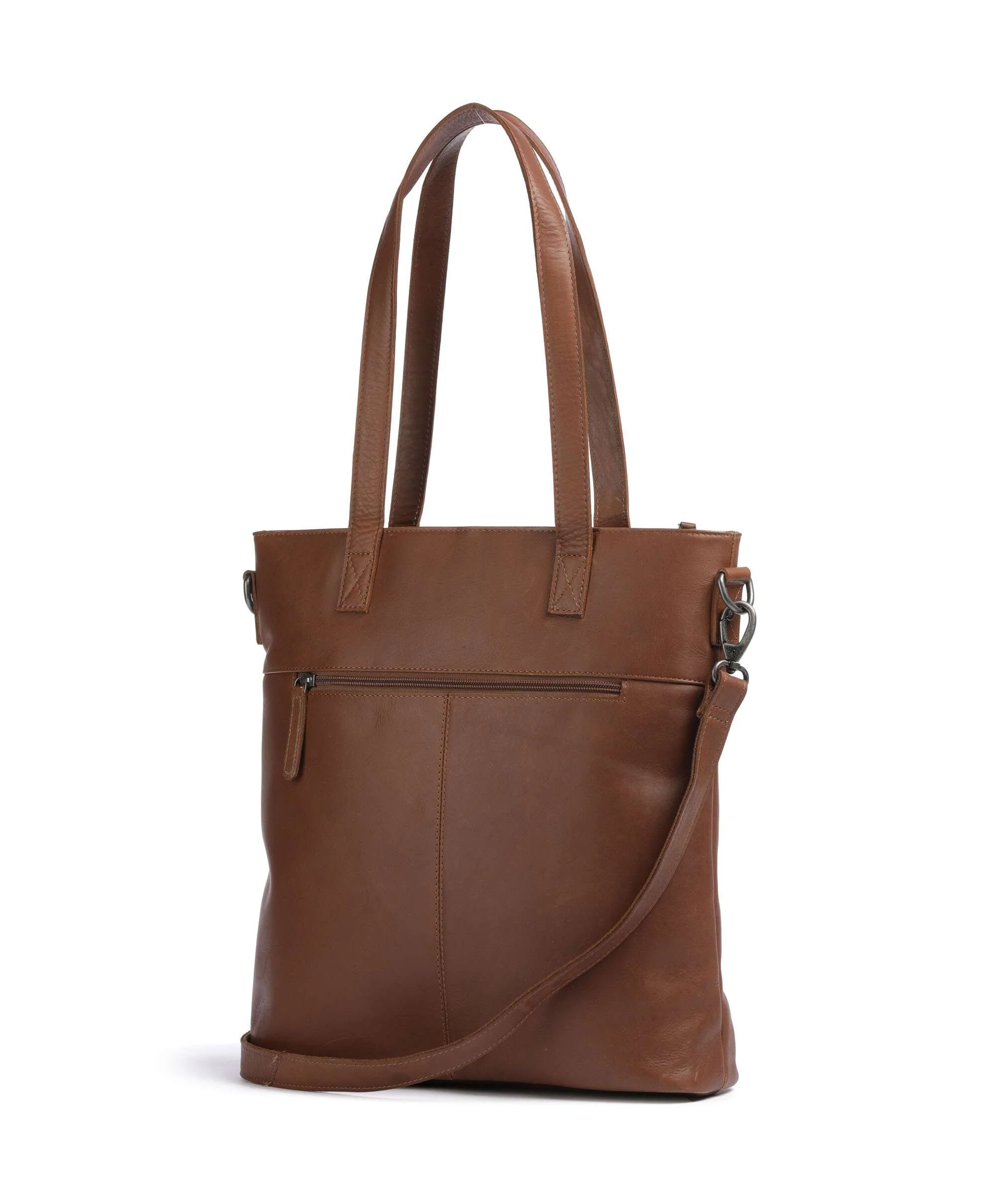 The Chesterfield Brand Cow Wax Pull Up Nunavik Torba na zakupy cognac - Image 2