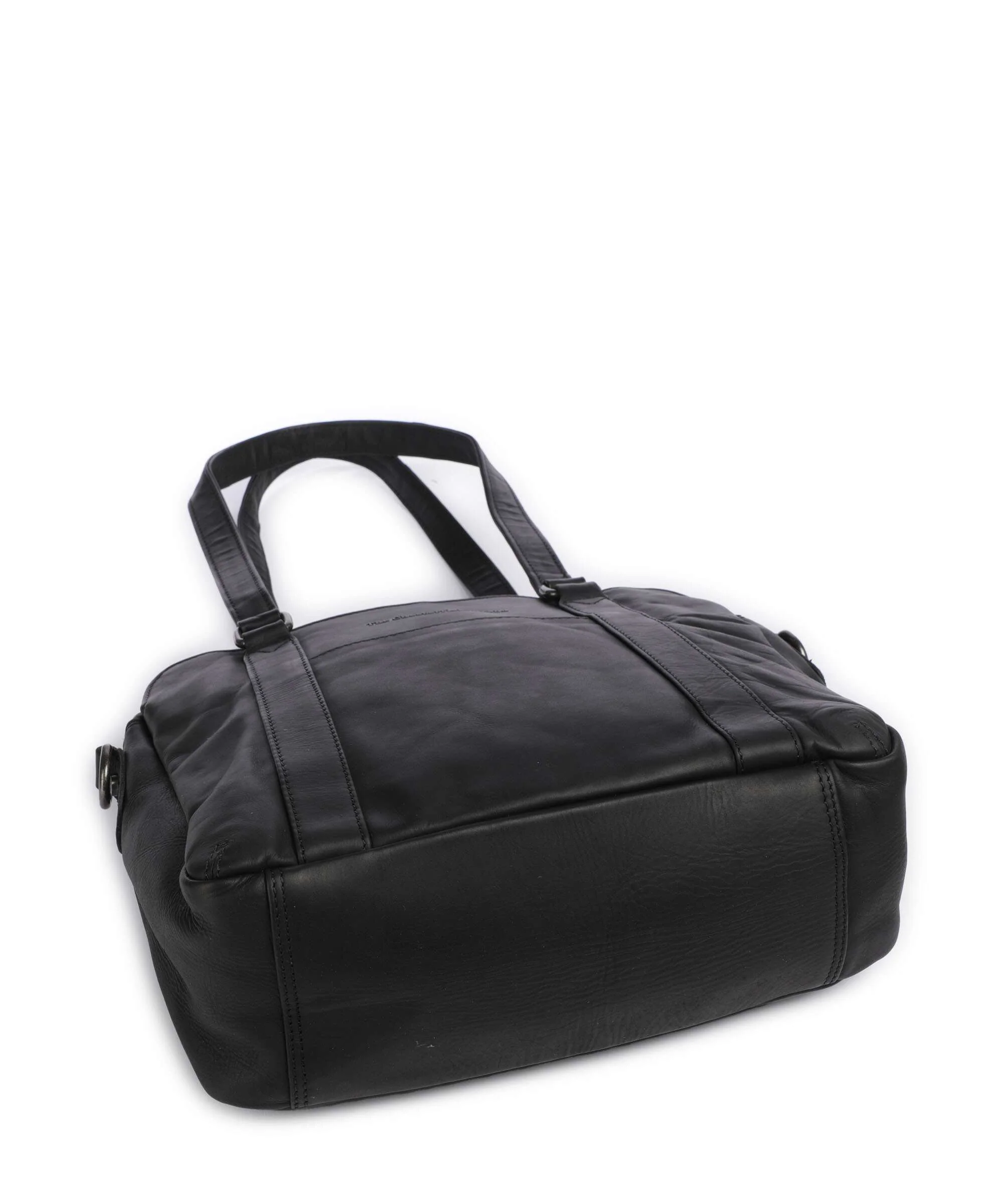 The Chesterfield Brand Cow Wax Pull Up Porlezza Torba na ramię black - Image 5