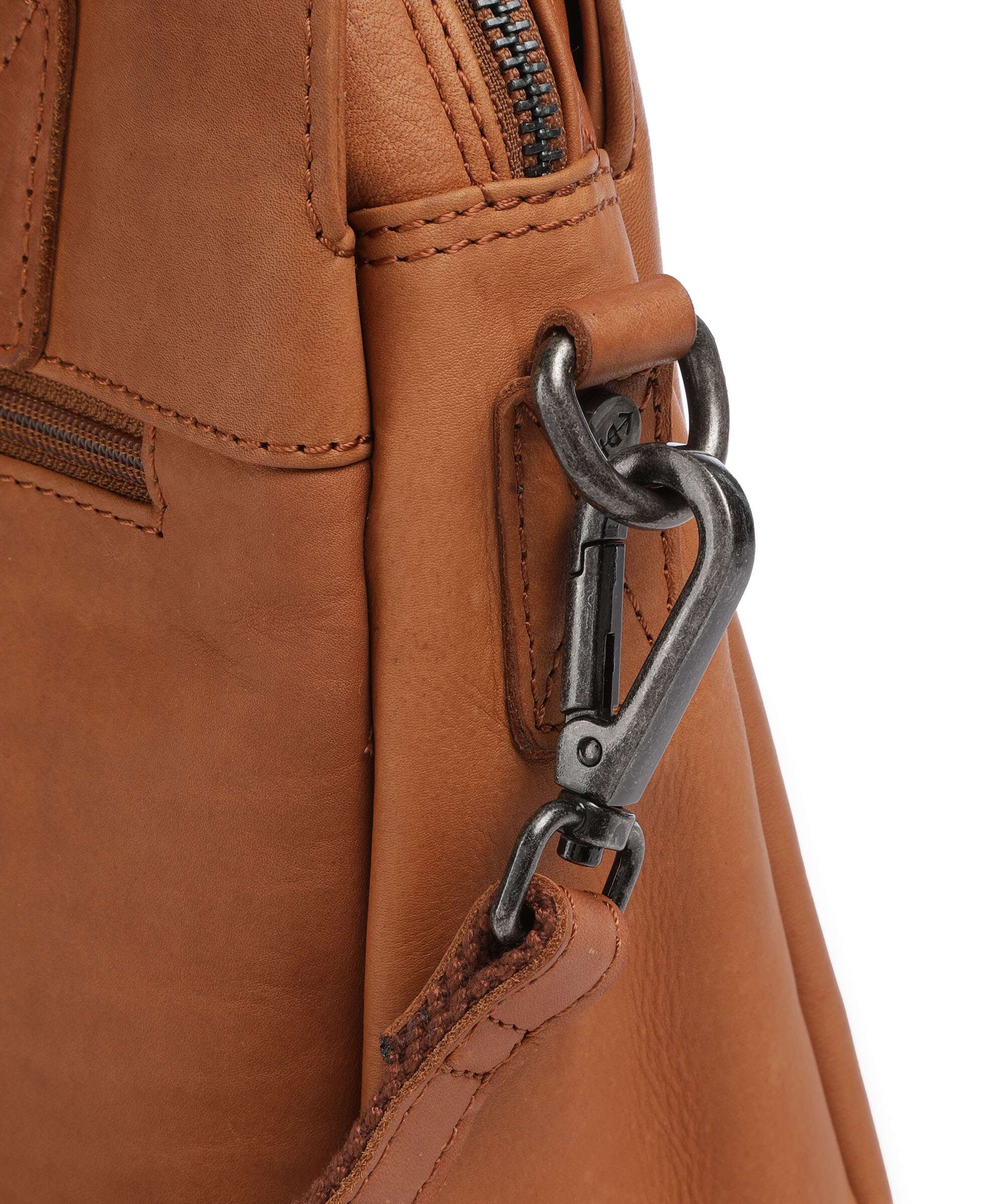 The Chesterfield Brand Cow Wax Pull Up Porlezza Torba na ramię cognac - Image 4