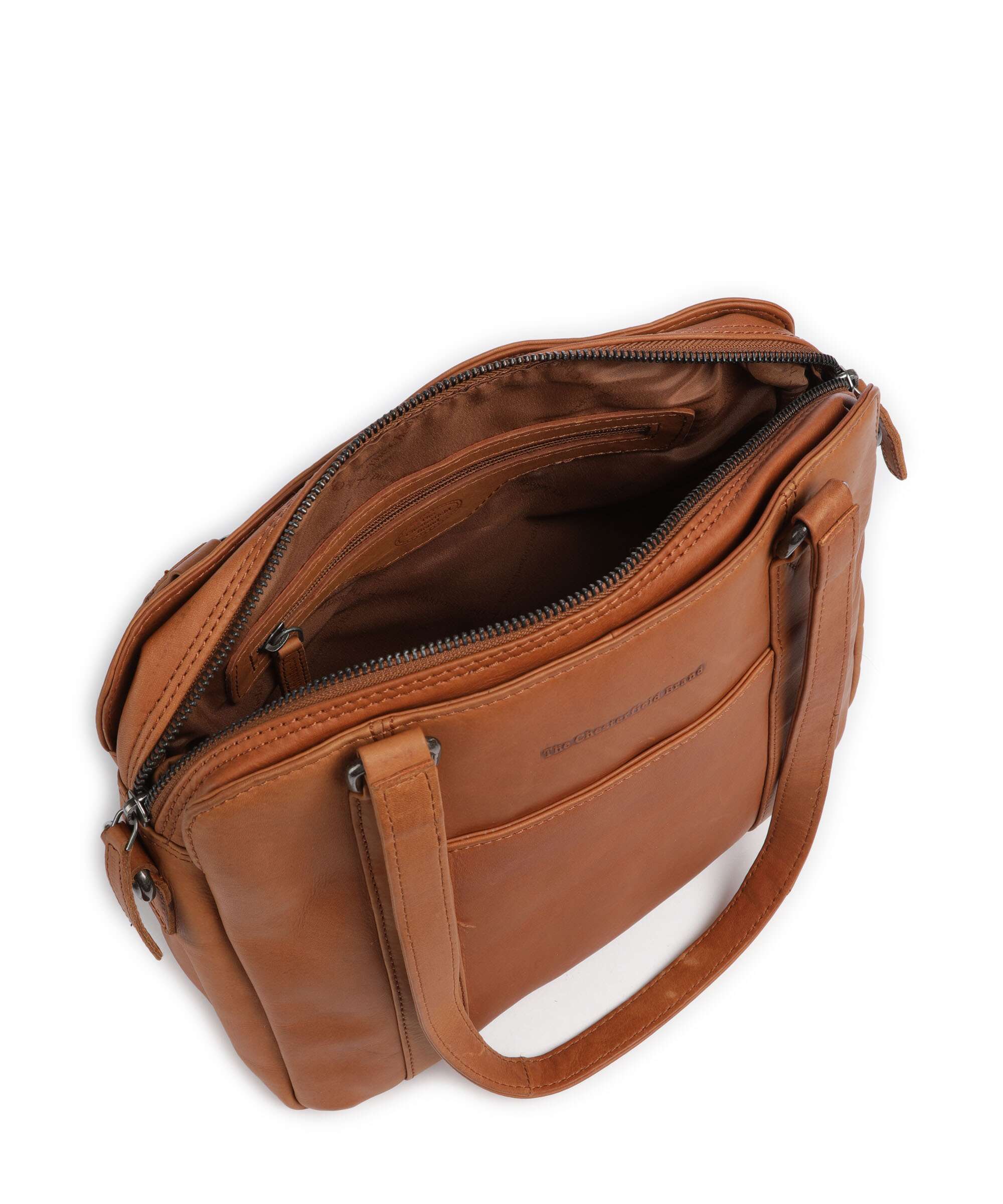 The Chesterfield Brand Cow Wax Pull Up Porlezza Torba na ramię cognac - Image 6