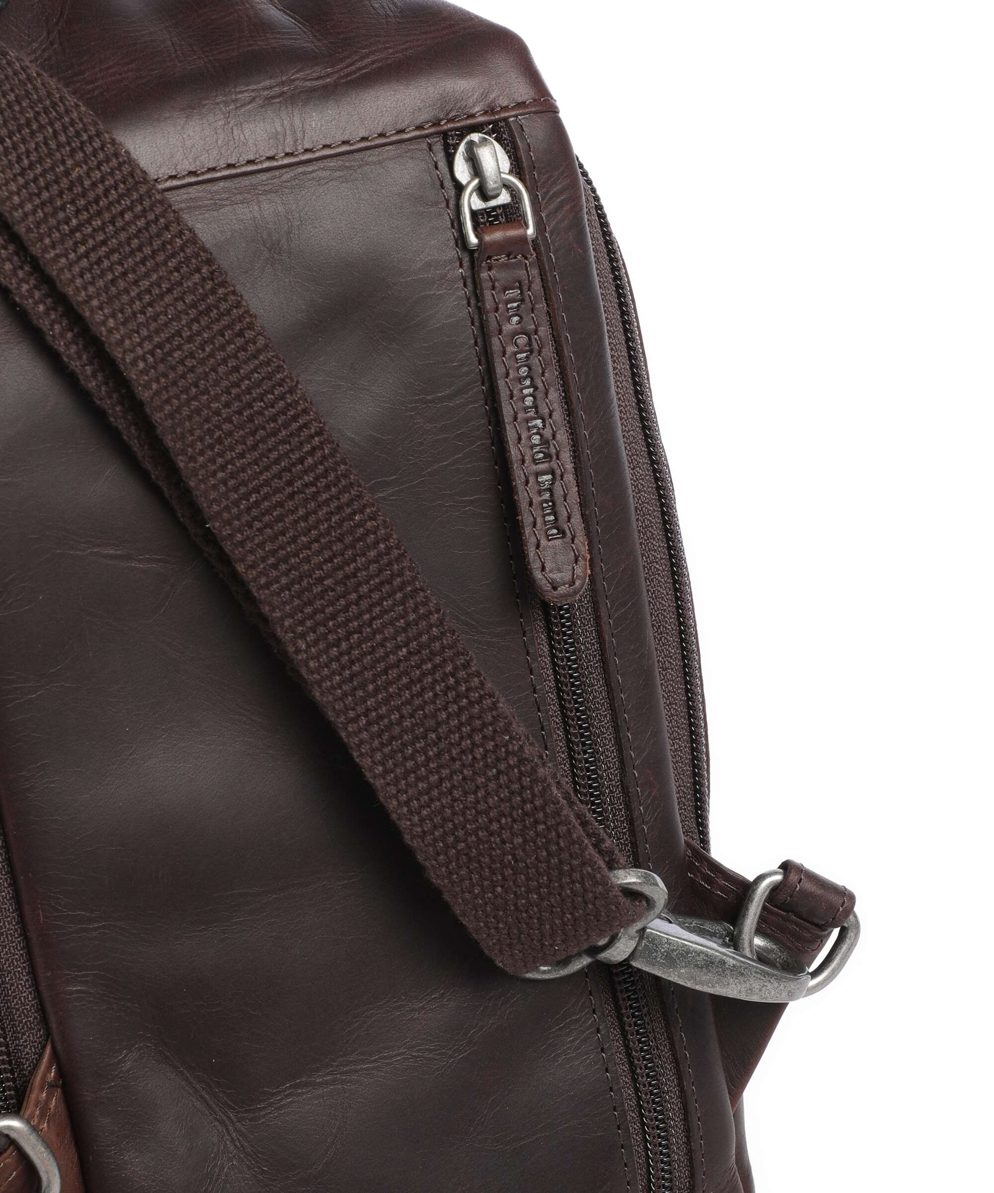 The Chesterfield Brand Cow Wax Pull Up Riga Plecak na jedno ramię brown - Image 5