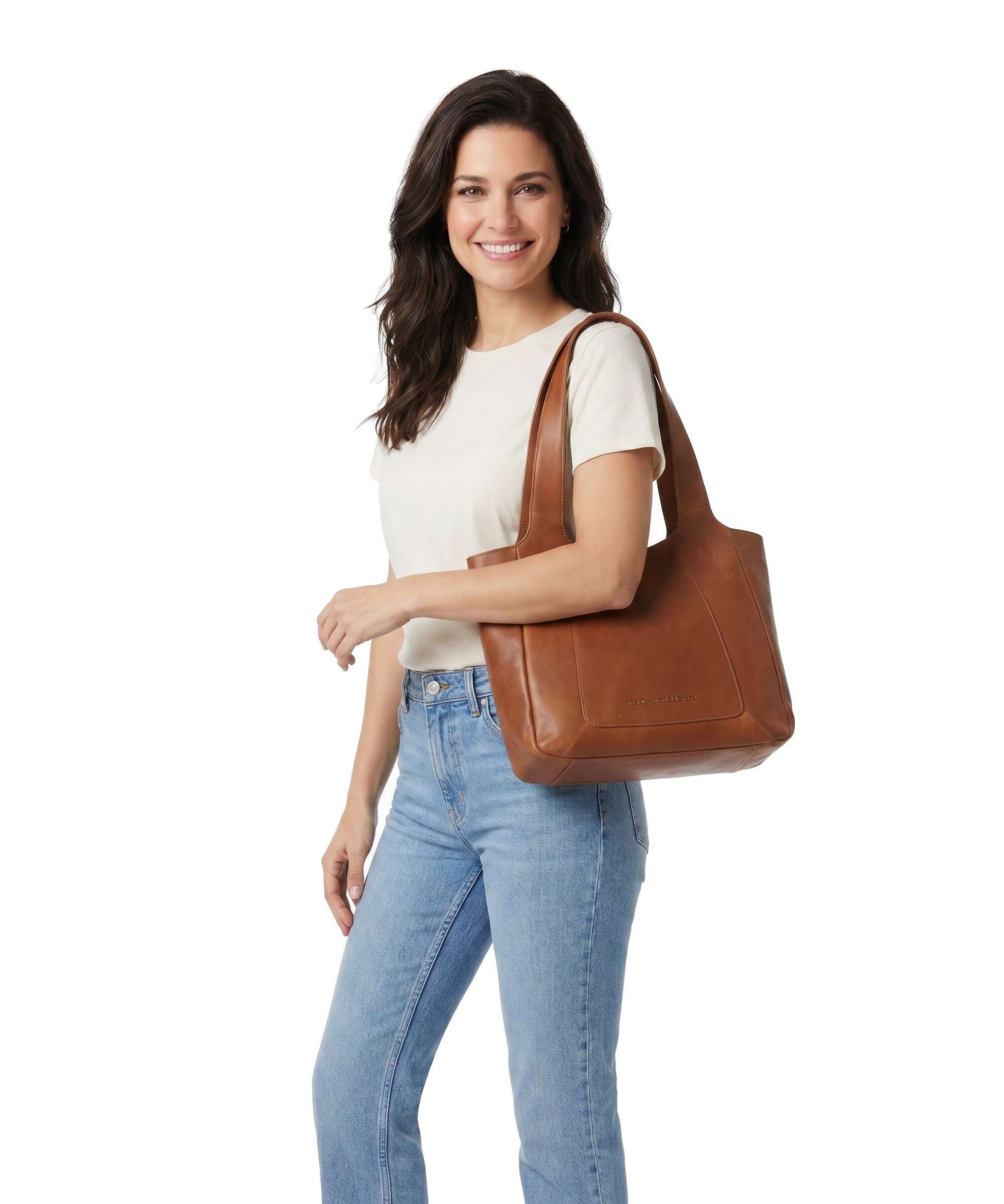 The Chesterfield Brand Cow Wax Pull Up Tofino Torba na zakupy cognac - Image 3