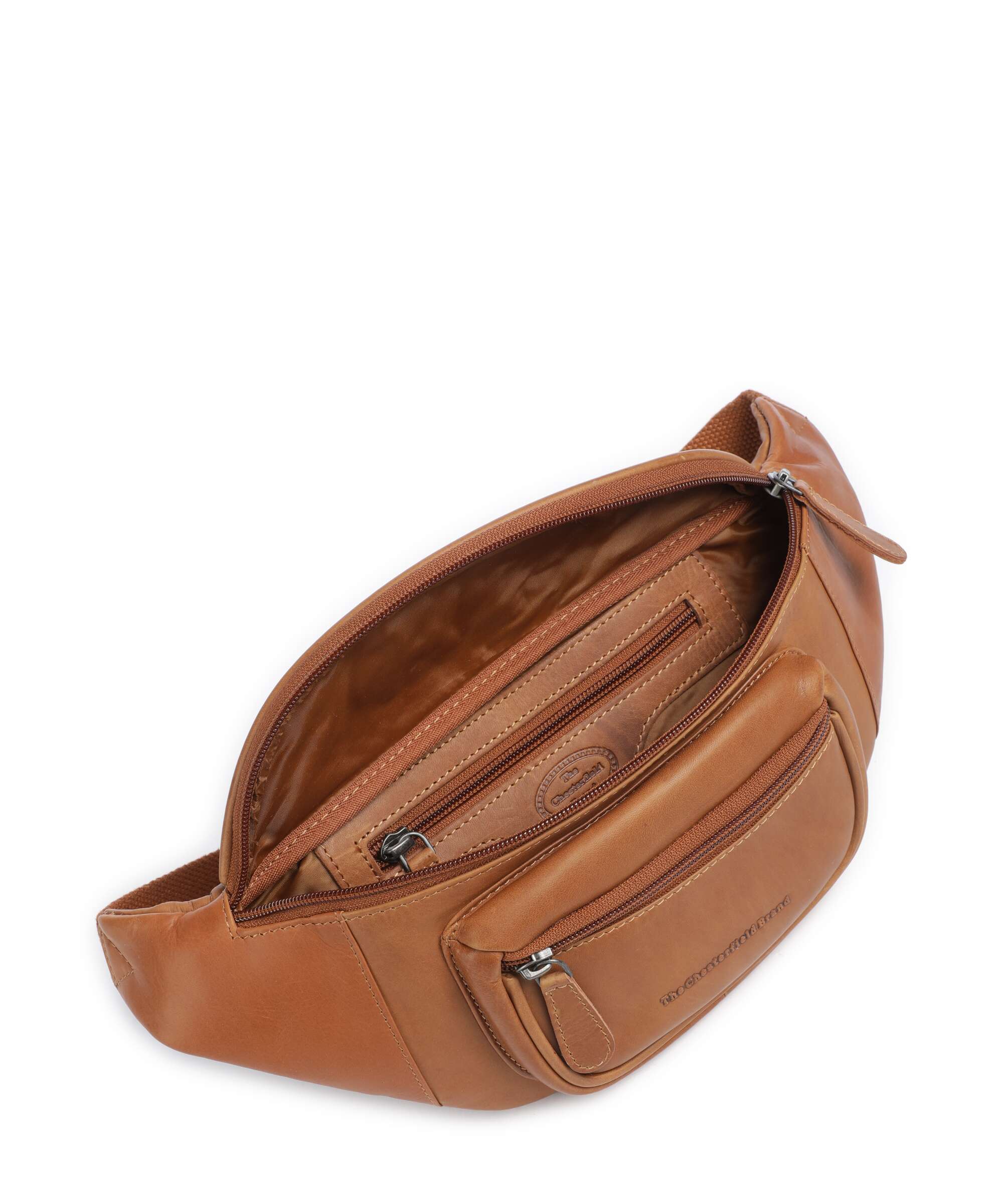 The Chesterfield Brand Cow Wax Pull Up Vernio Saszetka nerka cognac - Image 6