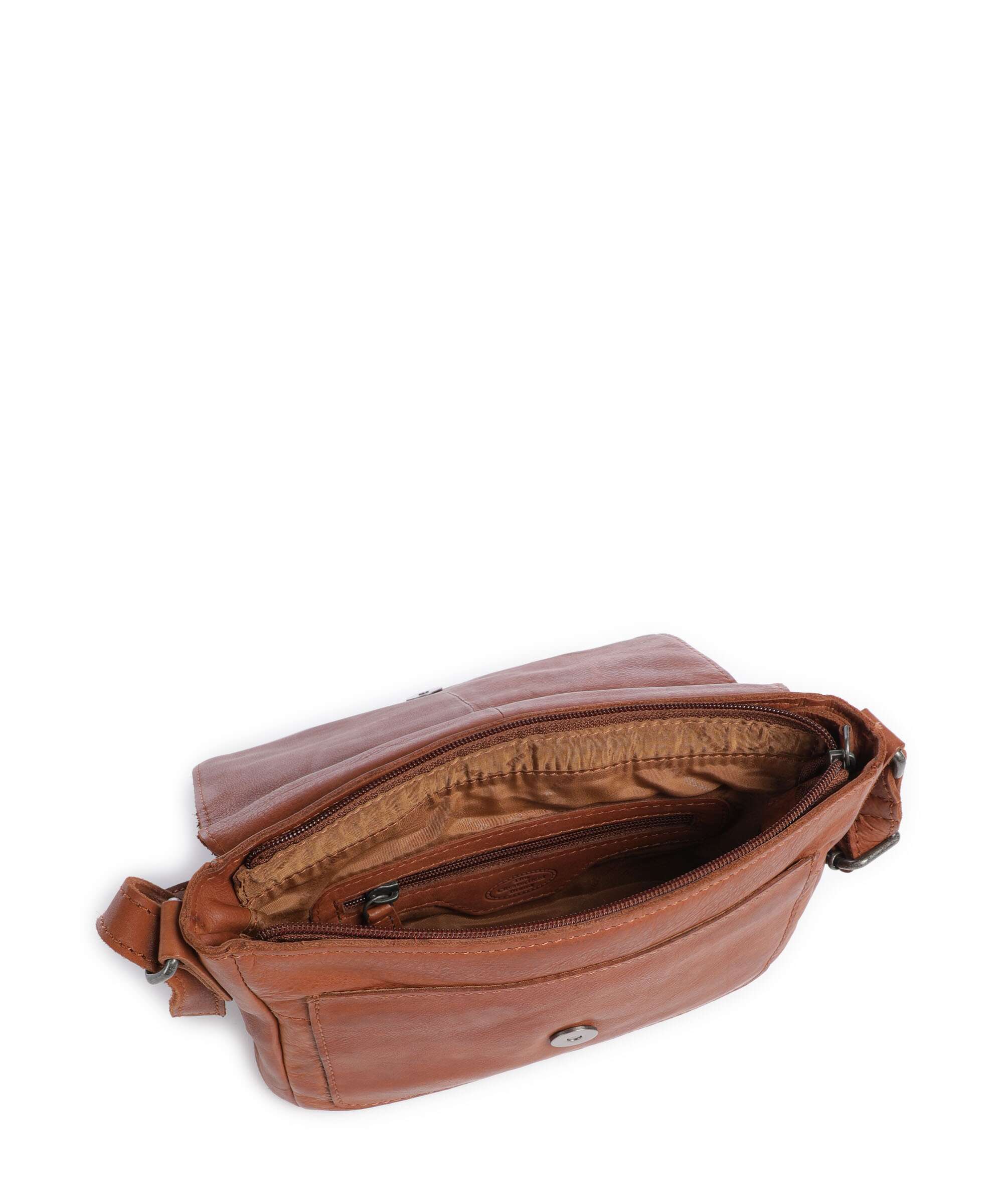 The Chesterfield Brand Washed Waxed Cow Ann Torba przez ramię cognac - Image 6