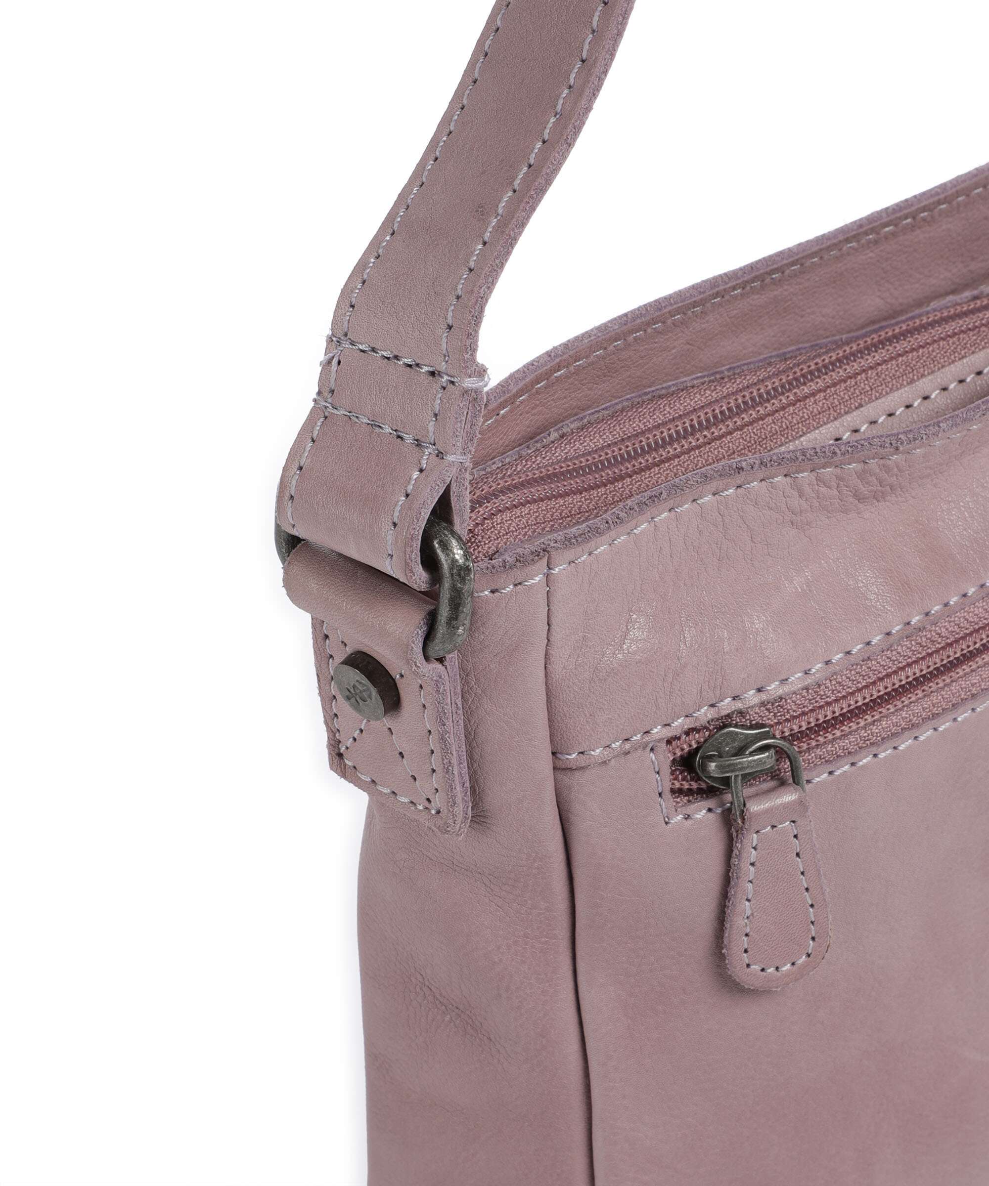 The Chesterfield Brand Washed Waxed Cow Aston Torba przez ramię lavender lila - Image 4
