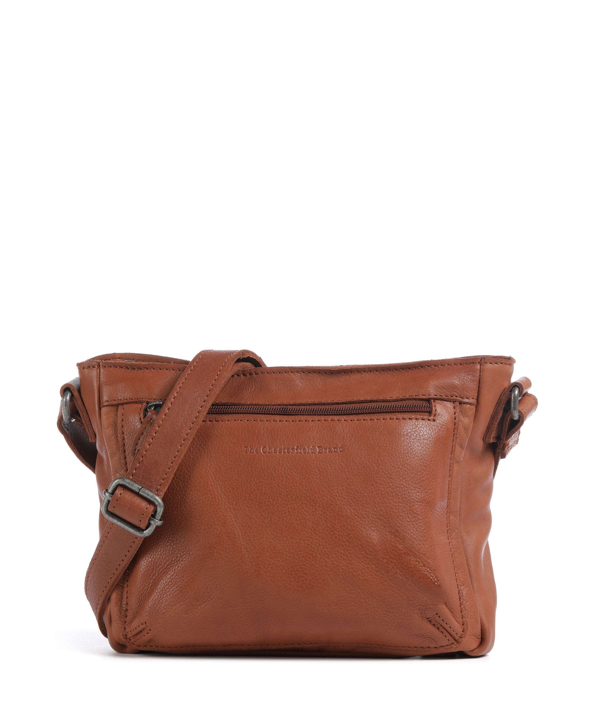 The Chesterfield Brand Washed Waxed Cow Aston Torba przez ramię cognac