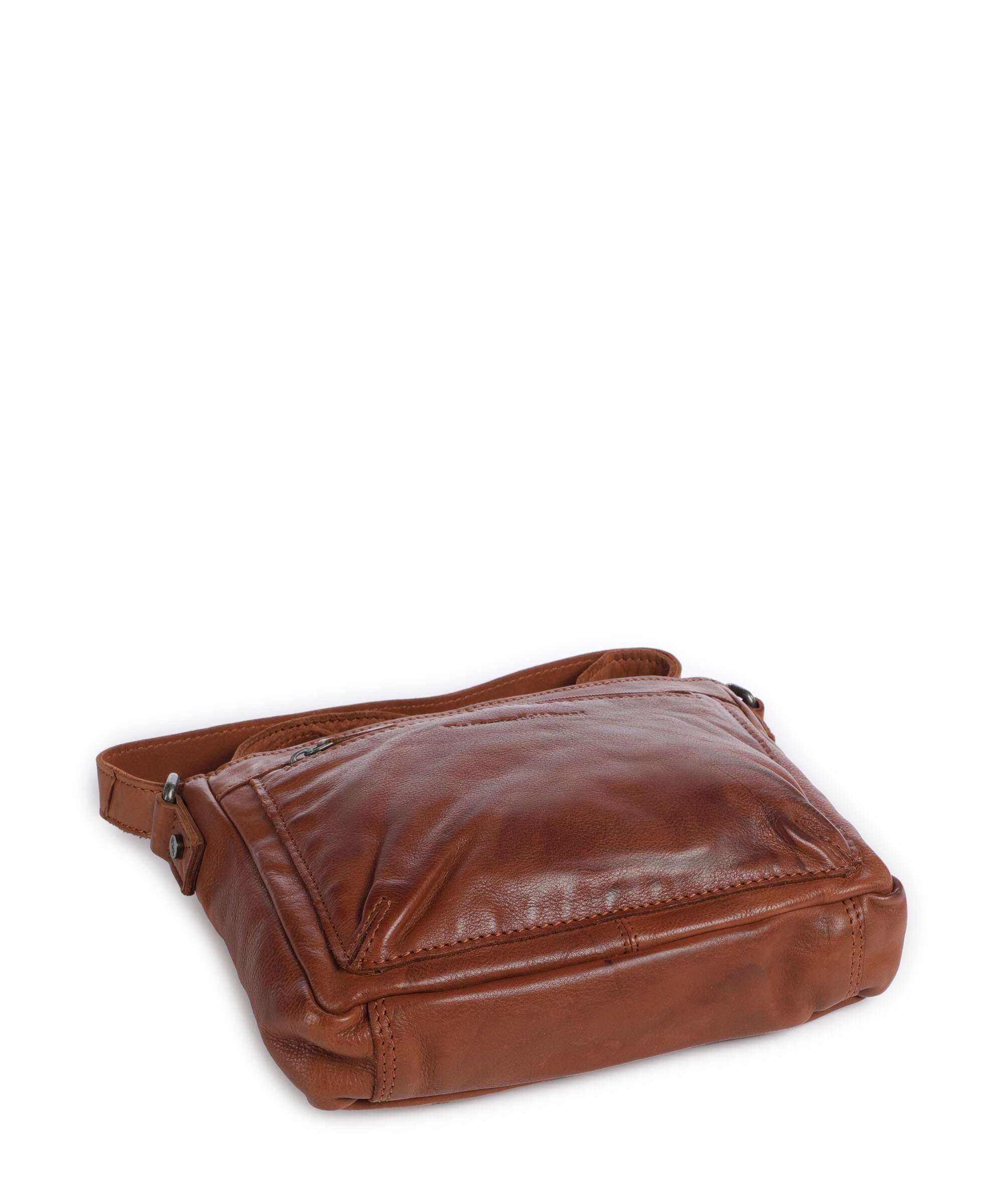 The Chesterfield Brand Washed Waxed Cow Aston Torba przez ramię cognac - Image 5