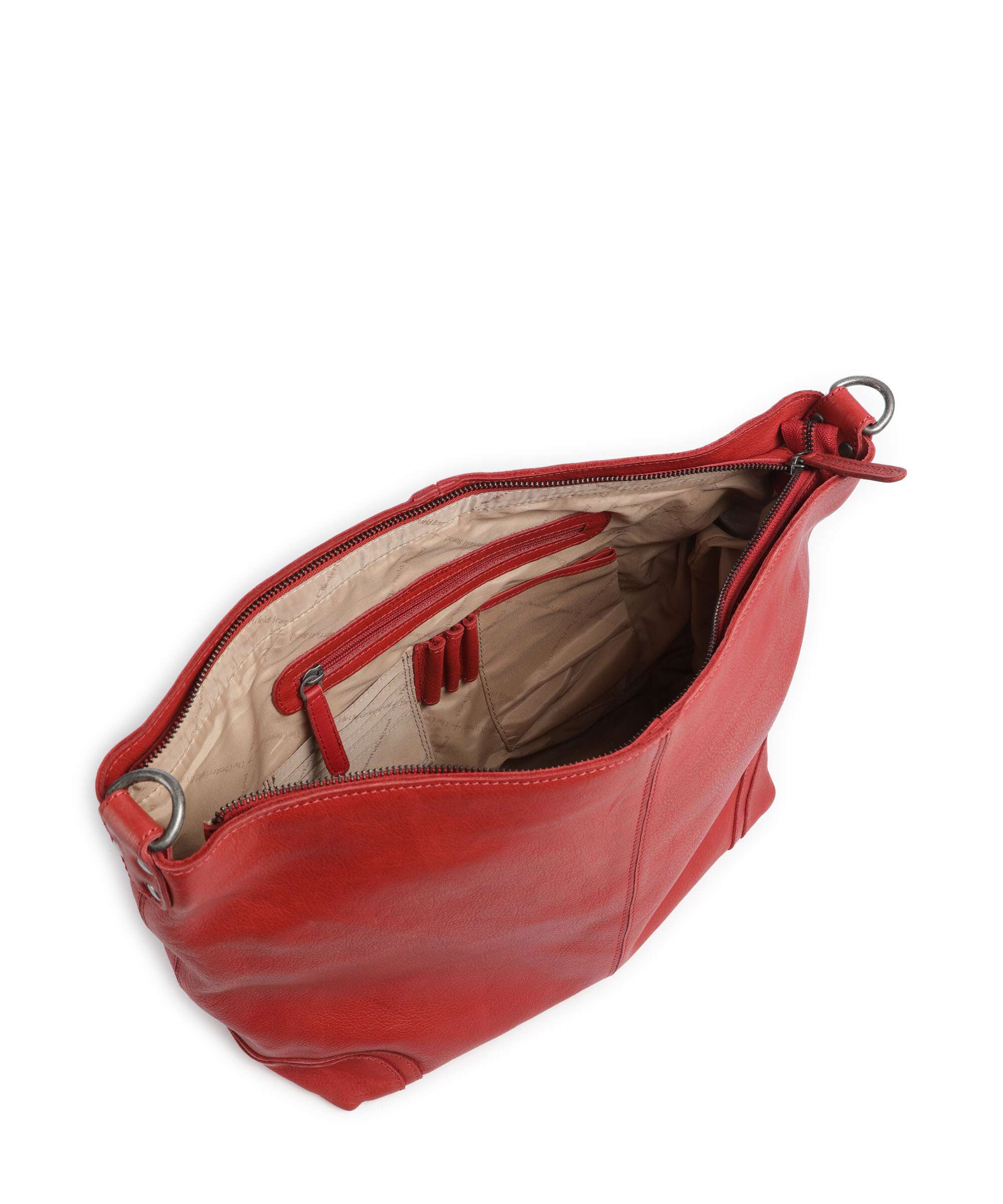 The Chesterfield Brand Washed Waxed Cow Bolivia Torebka worek red - Image 6