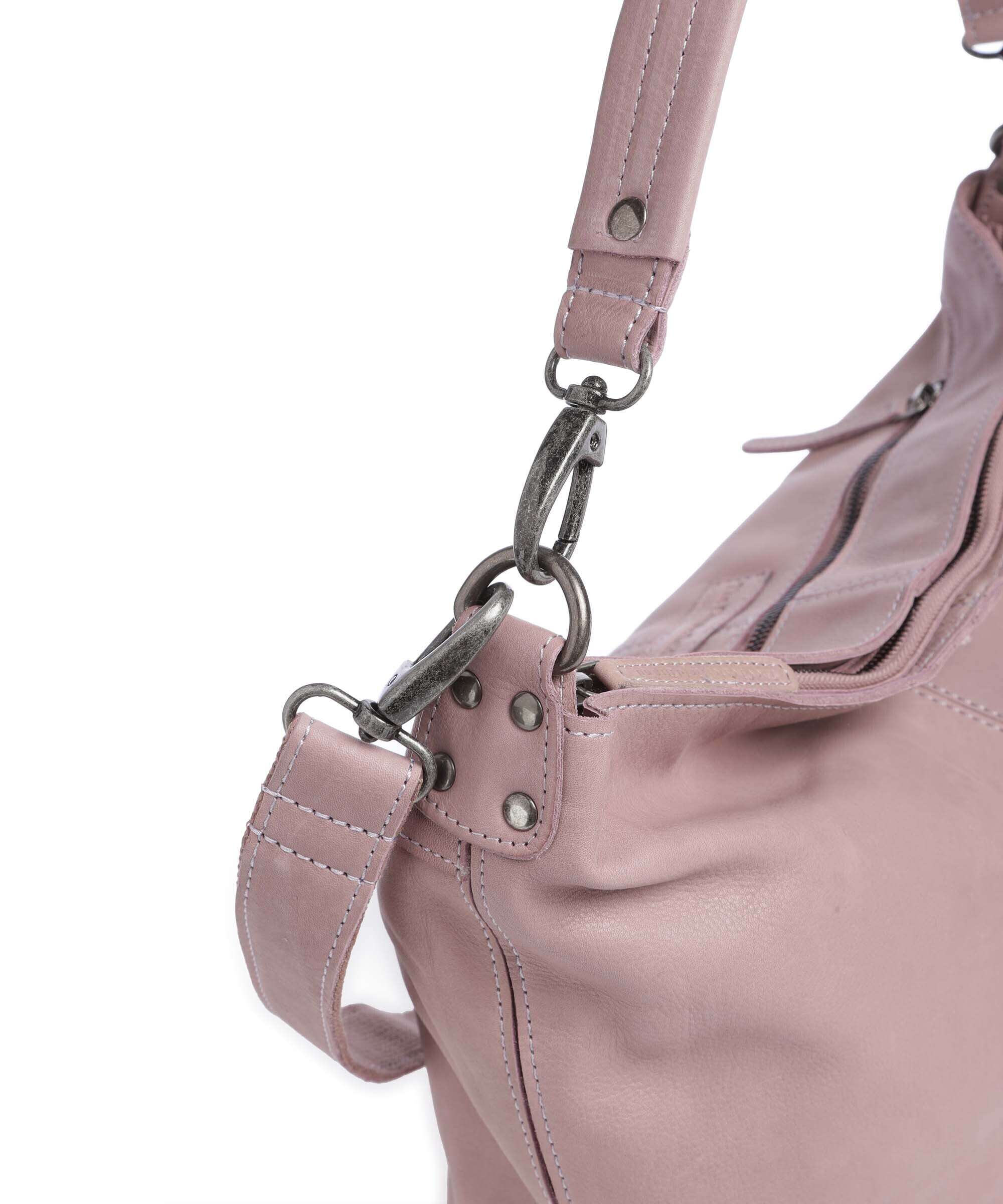 The Chesterfield Brand Washed Waxed Cow Bolivia Torebka worek lavender lila - Image 4