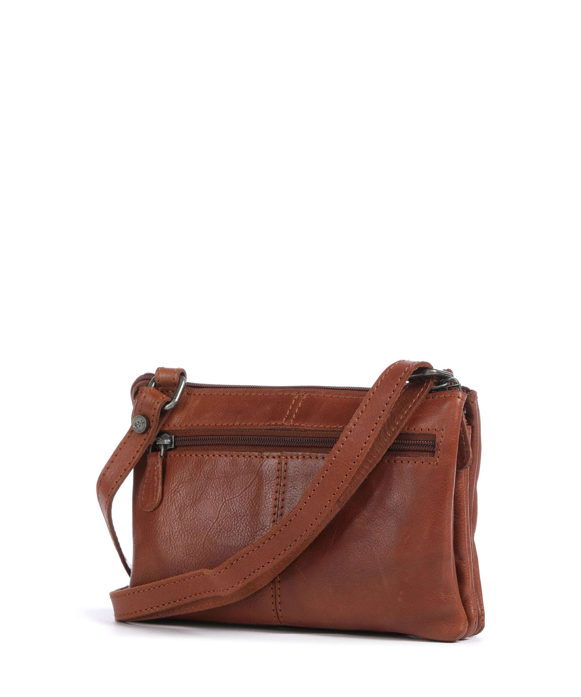The Chesterfield Brand Washed Waxed Cow Osaka Torba przez ramię cognac - Image 2