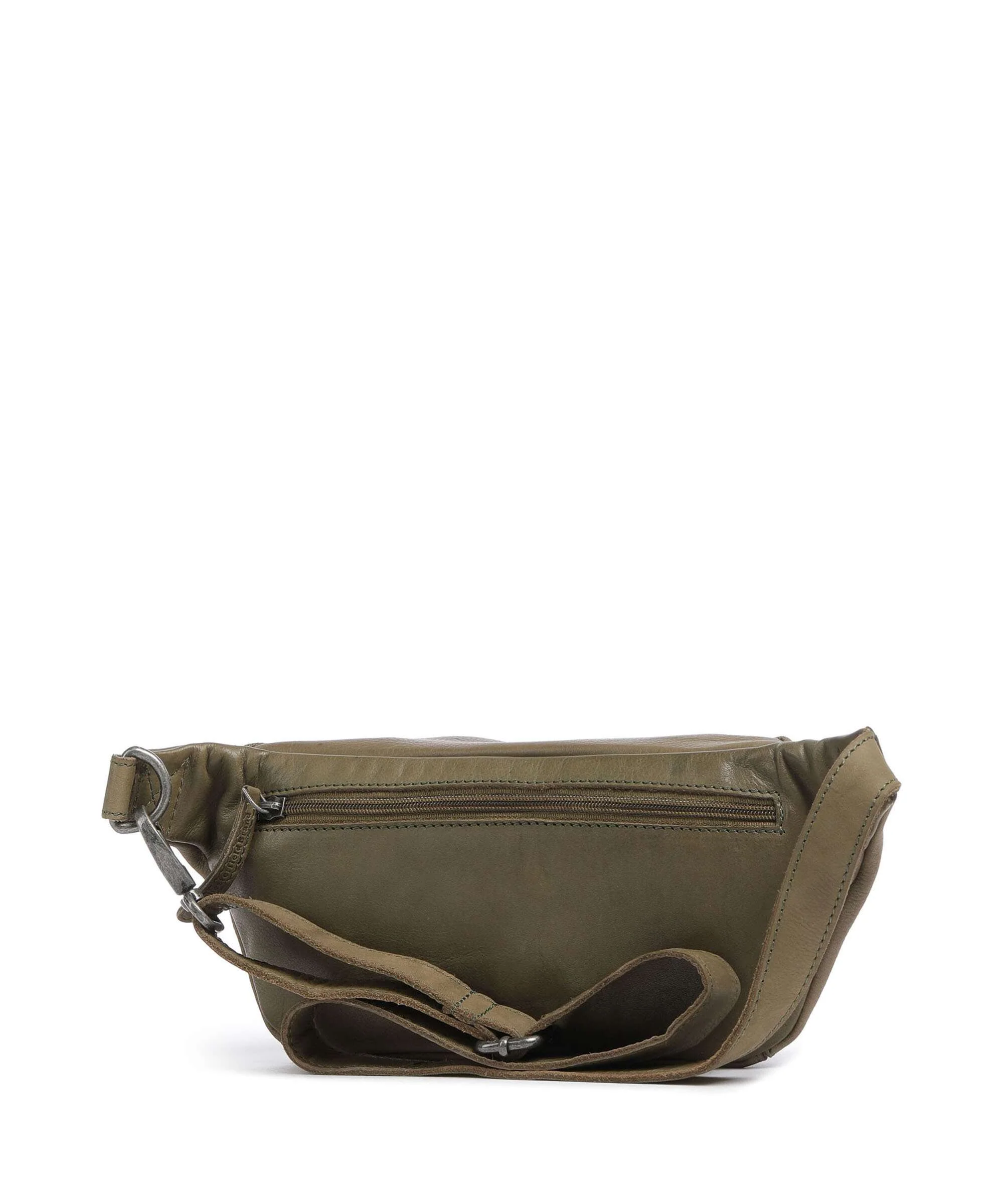 The Chesterfield Brand Washed Waxed Cow Severo Saszetka nerka olive green - Image 2