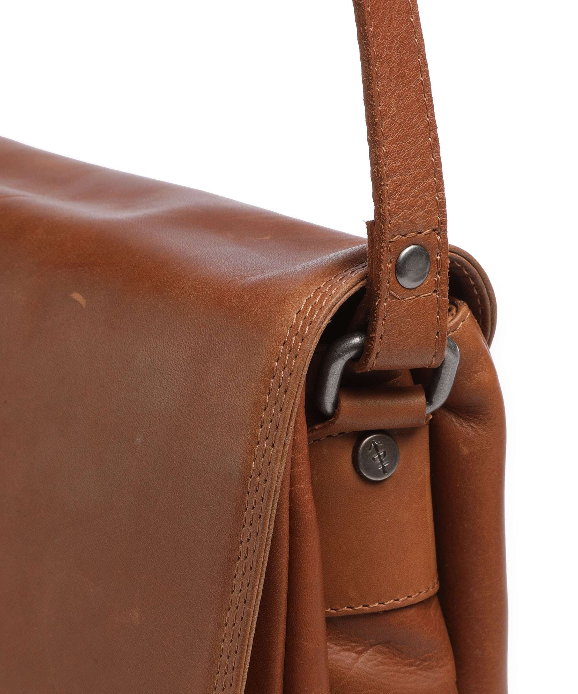 The Chesterfield Brand Wax Pull Up Cow Laverton Torba przez ramię cognac - Image 4