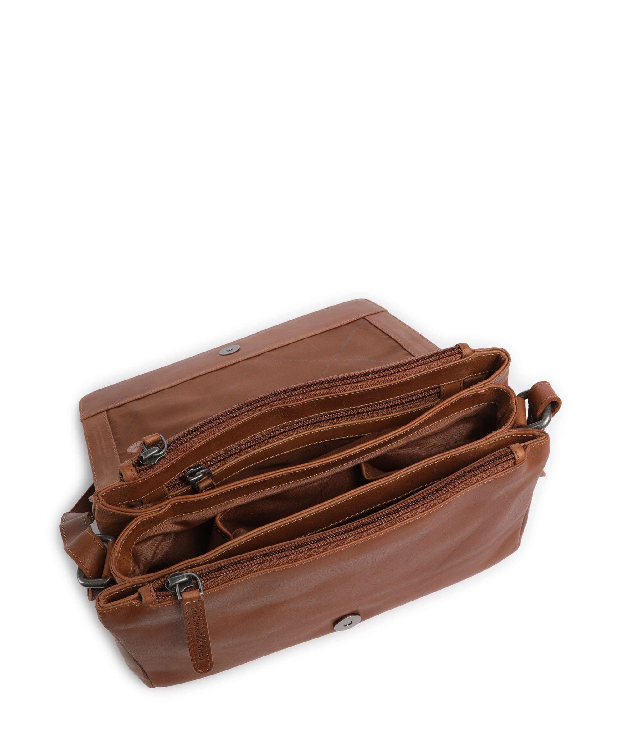 The Chesterfield Brand Wax Pull Up Cow Laverton Torba przez ramię cognac - Image 6