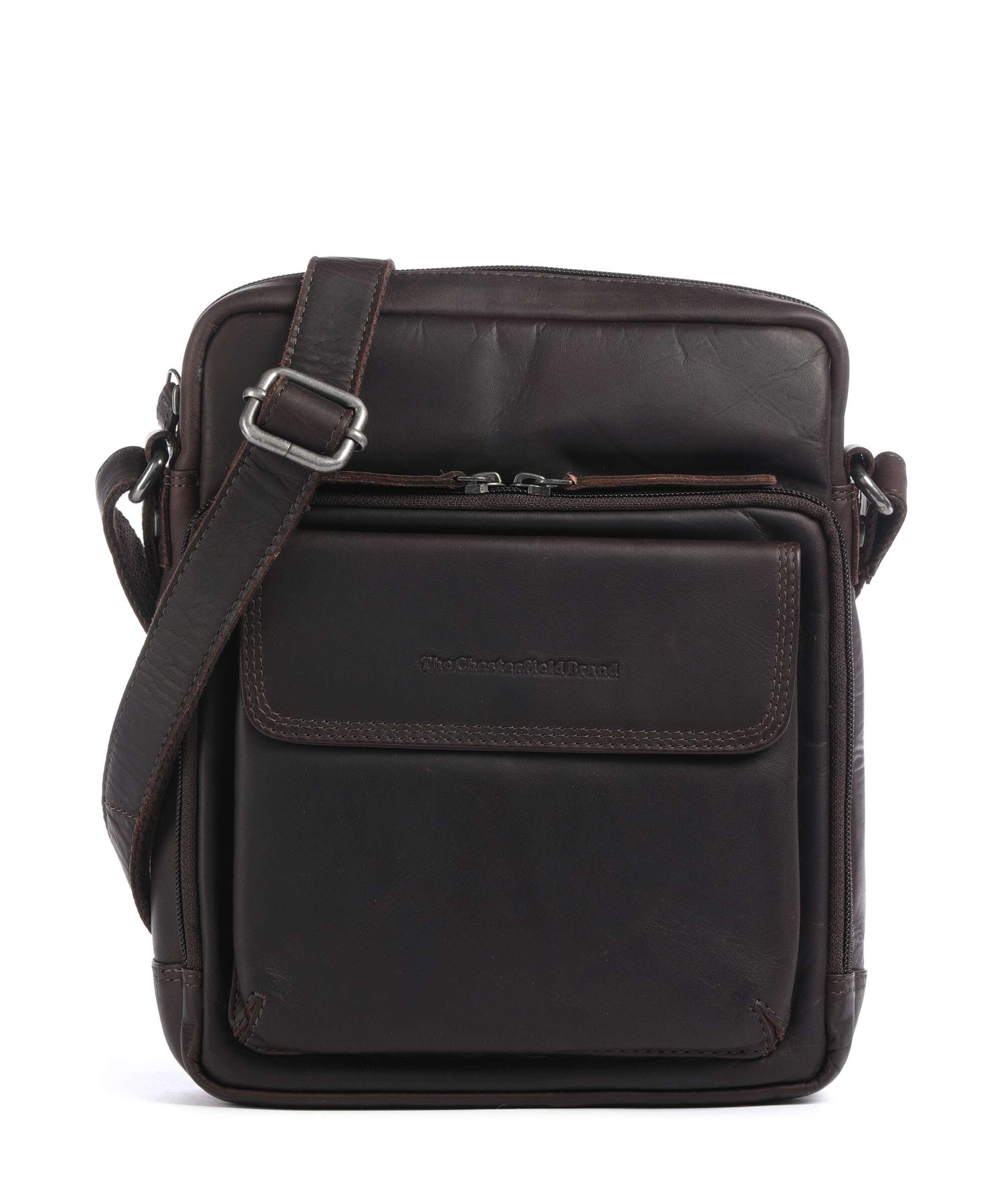 The Chesterfield Brand Wax Pull Up Cow Montira Torba przez ramię brown