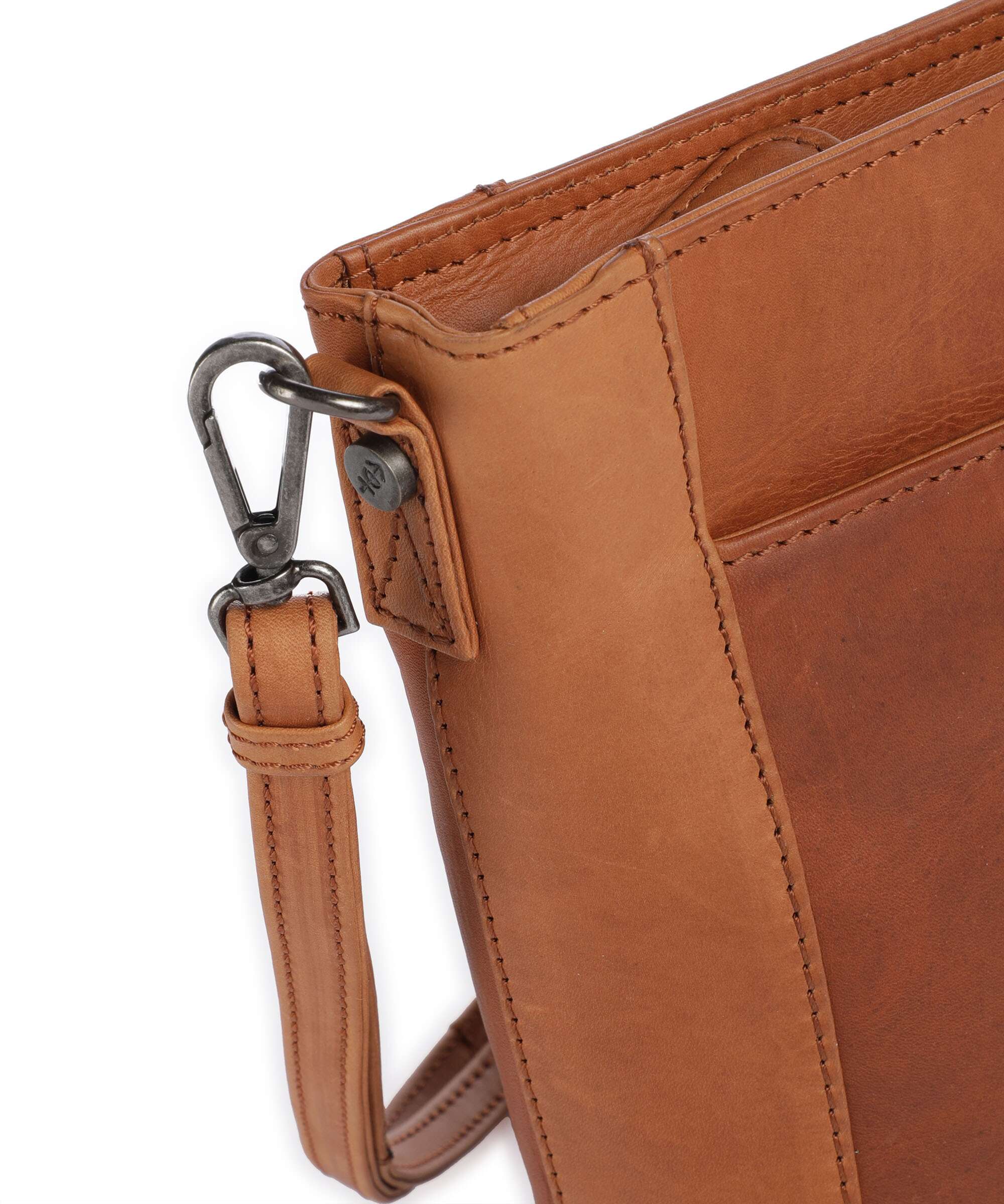 The Chesterfield Brand Wax Pull Up Cow Moore Torebka worek cognac - Image 4