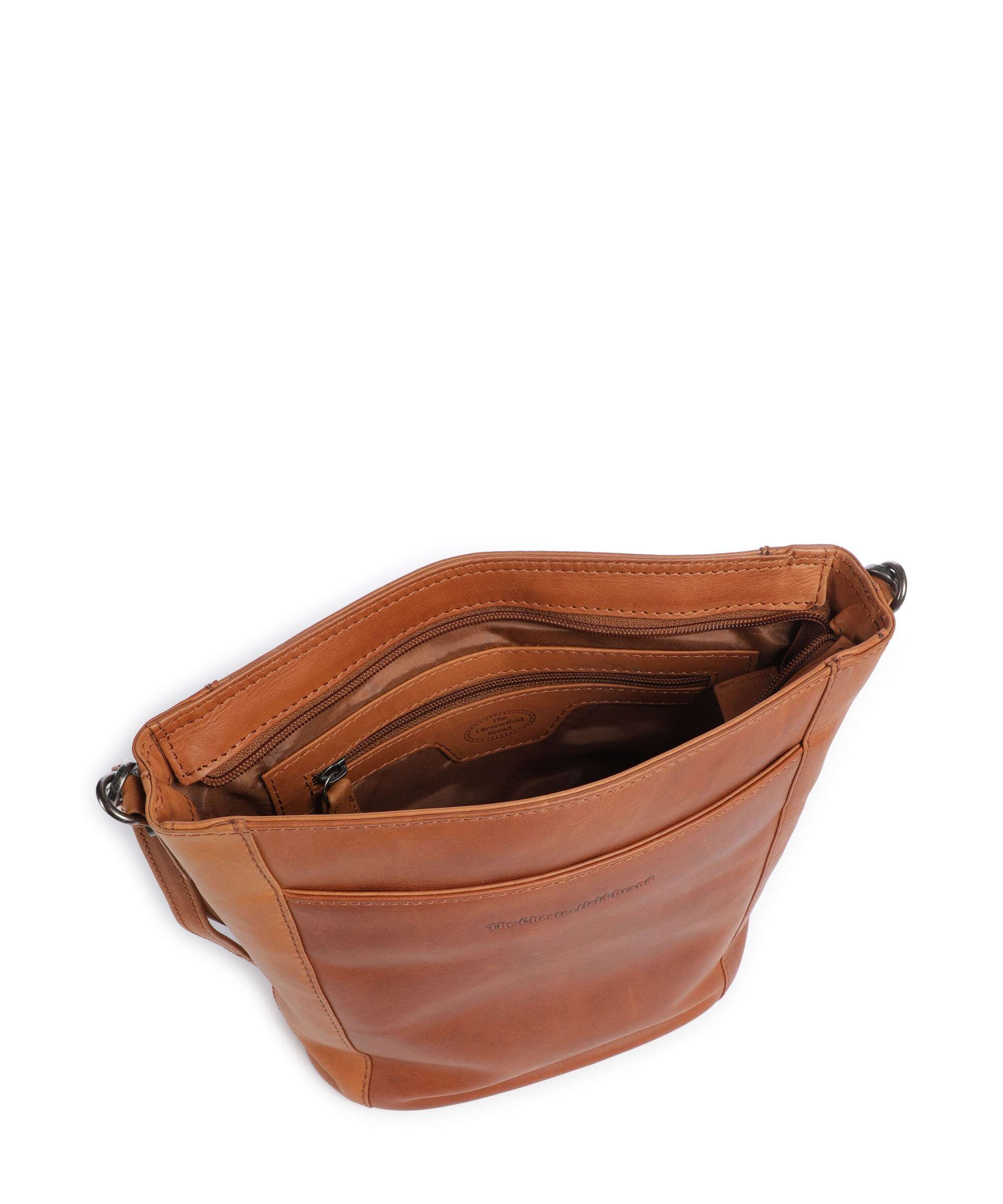 The Chesterfield Brand Wax Pull Up Cow Moore Torebka worek cognac - Image 6