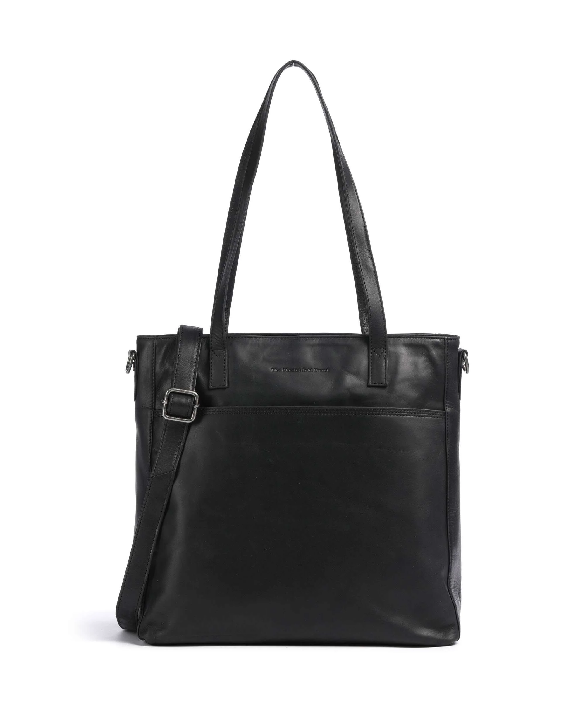 The Chesterfield Brand Wax Pull Up Cow Mosel Torba na zakupy black
