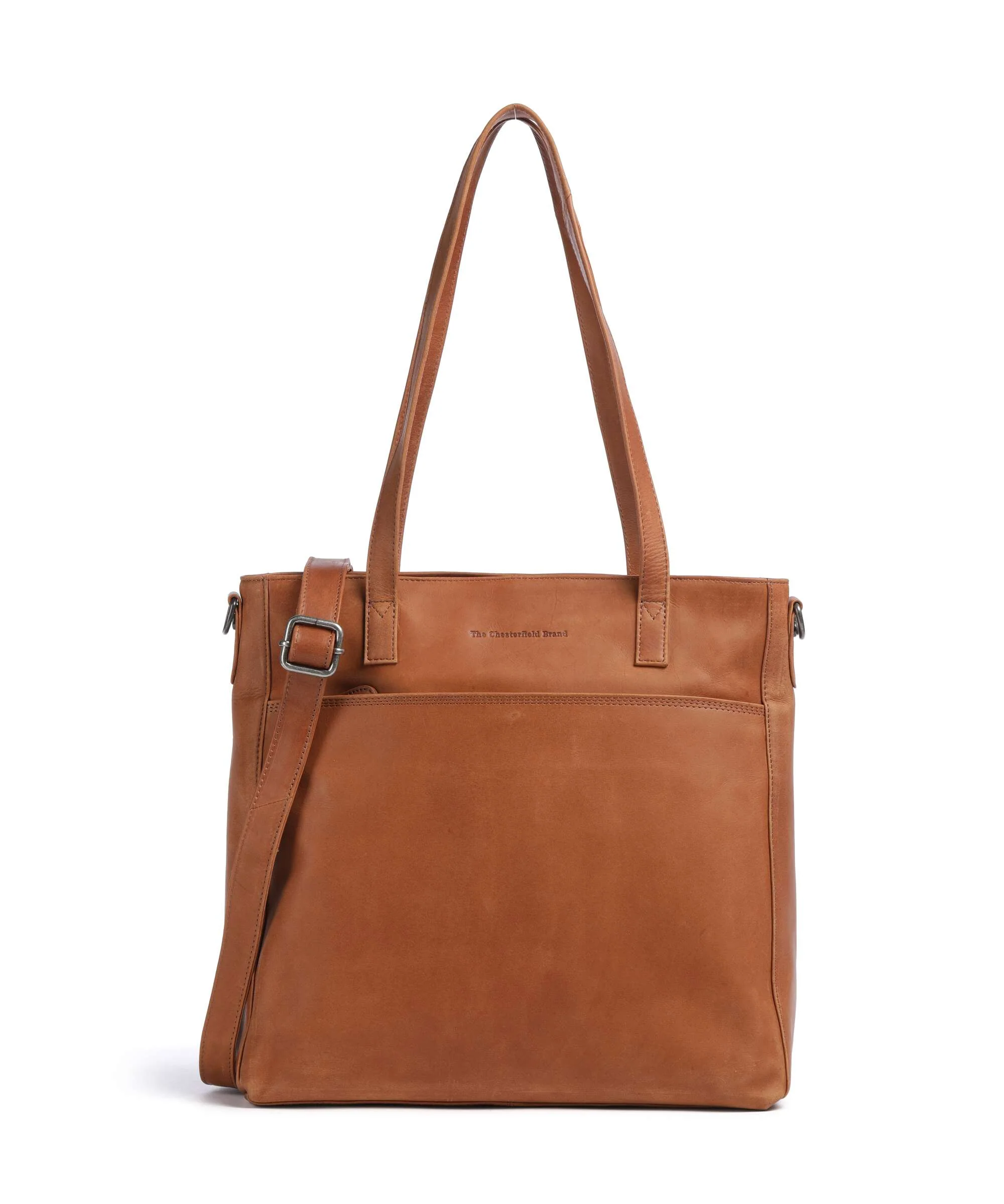 The Chesterfield Brand Wax Pull Up Cow Mosel Torba na zakupy cognac