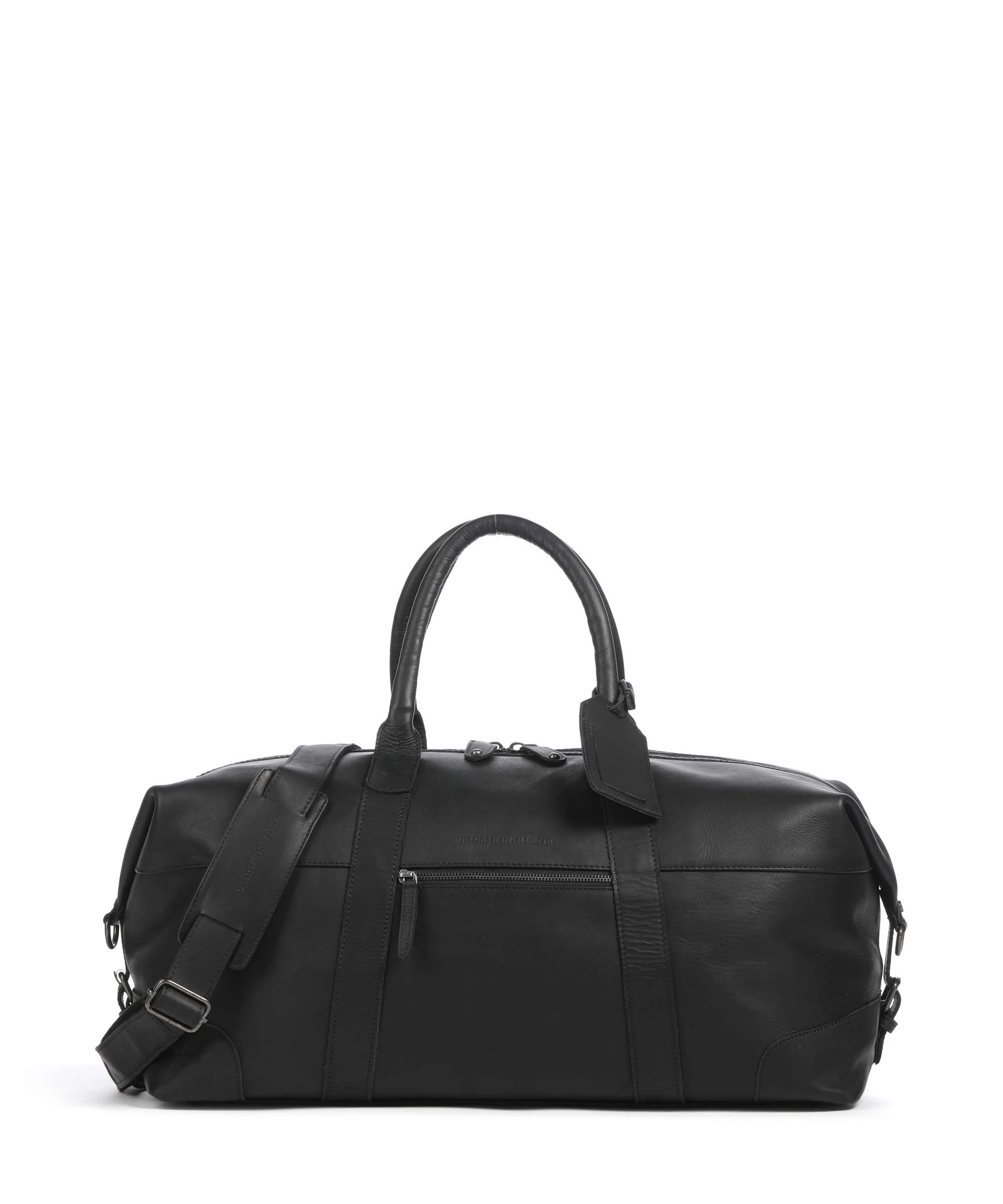 The Chesterfield Brand Wax Pull Up Cow Portsmouth 2 Torba weekendowa black