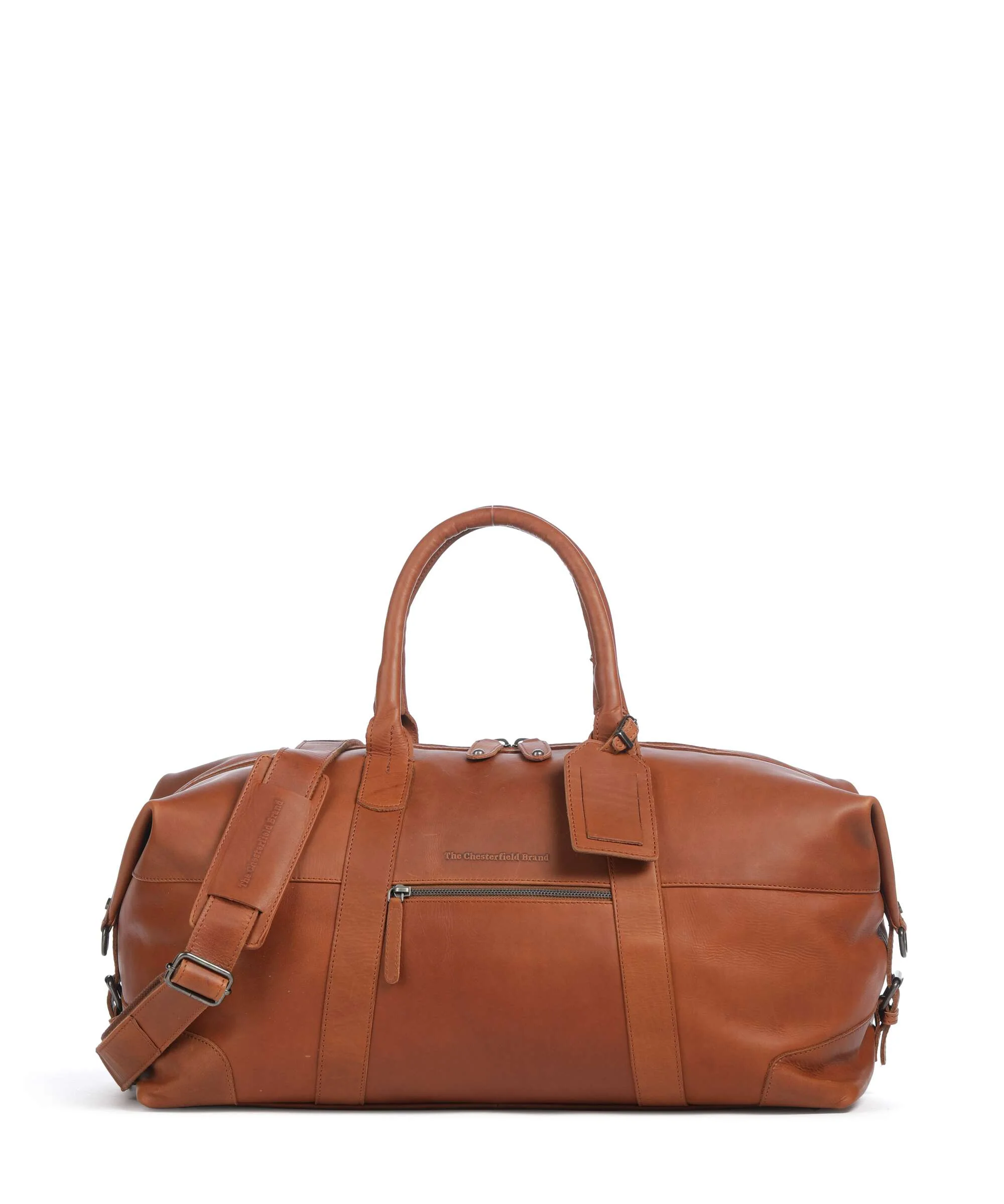 The Chesterfield Brand Wax Pull Up Cow Portsmouth 2 Torba weekendowa cognac