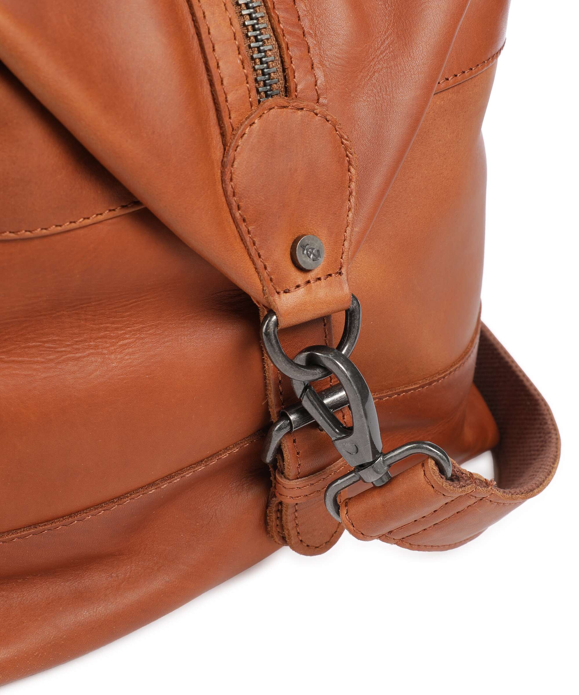 The Chesterfield Brand Wax Pull Up Cow Portsmouth 2 Torba weekendowa cognac - Image 3