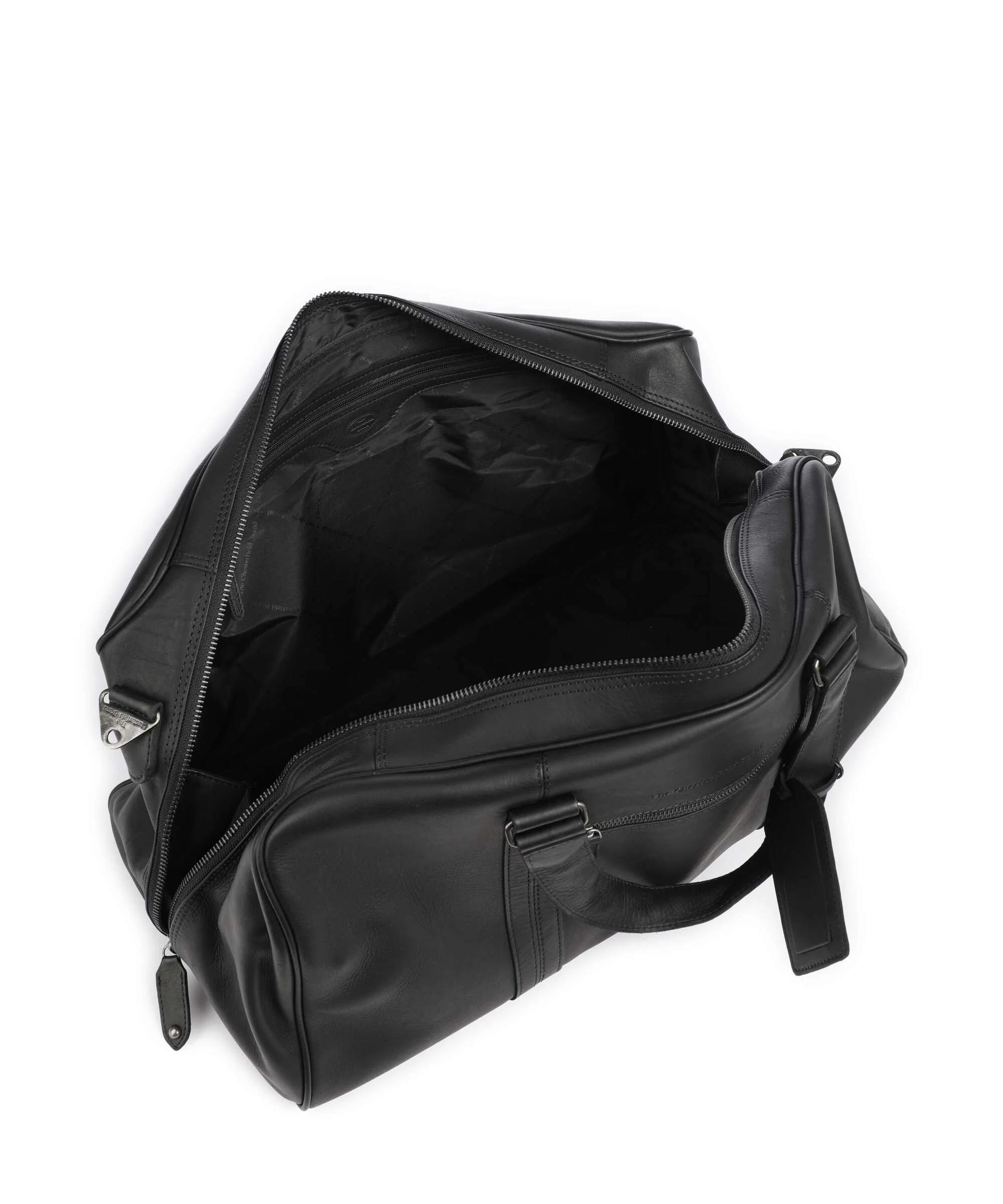 The Chesterfield Brand Wax Pull Up Cow Rivaro Torba weekendowa black - Image 5