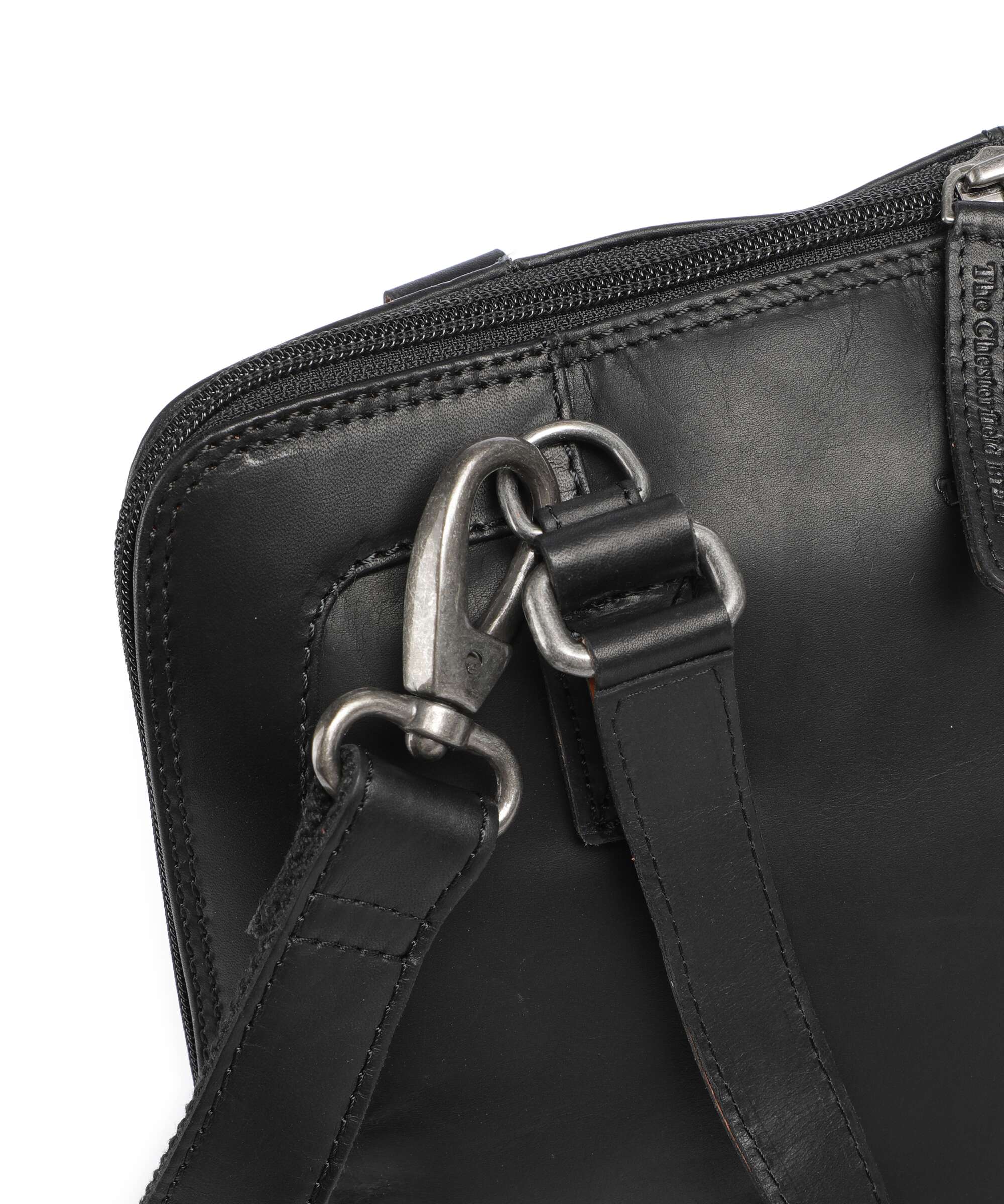 The Chesterfield Brand Wax Pull Up Cow Seron Torba na ramię black - Image 4
