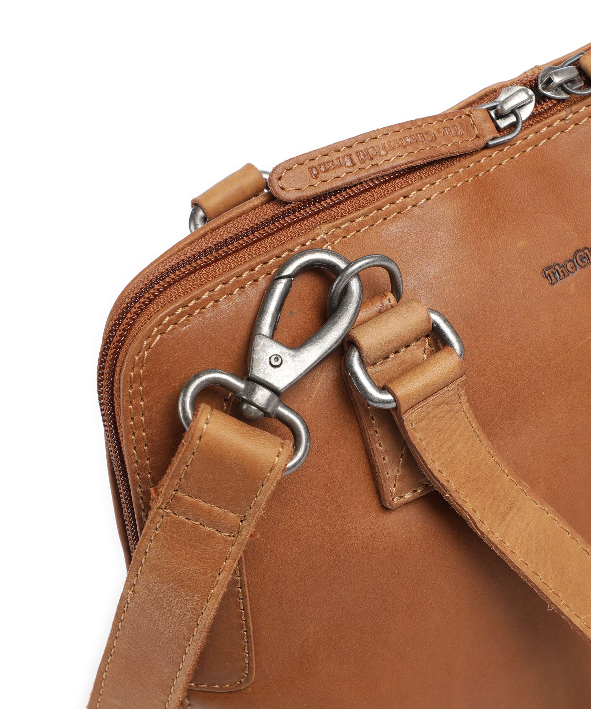 The Chesterfield Brand Wax Pull Up Cow Seron Torba na ramię cognac - Image 4
